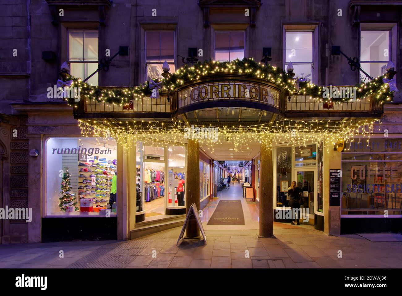 Bath Christmas lights 2020 Stock Photo Alamy