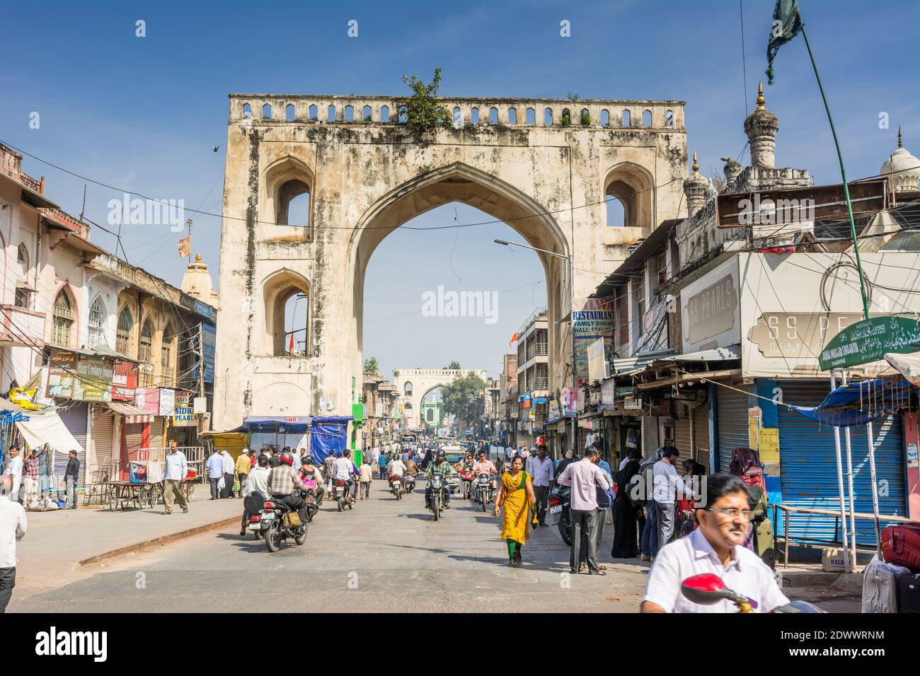 Char Kaman (meaning four gates) are four historical structures in