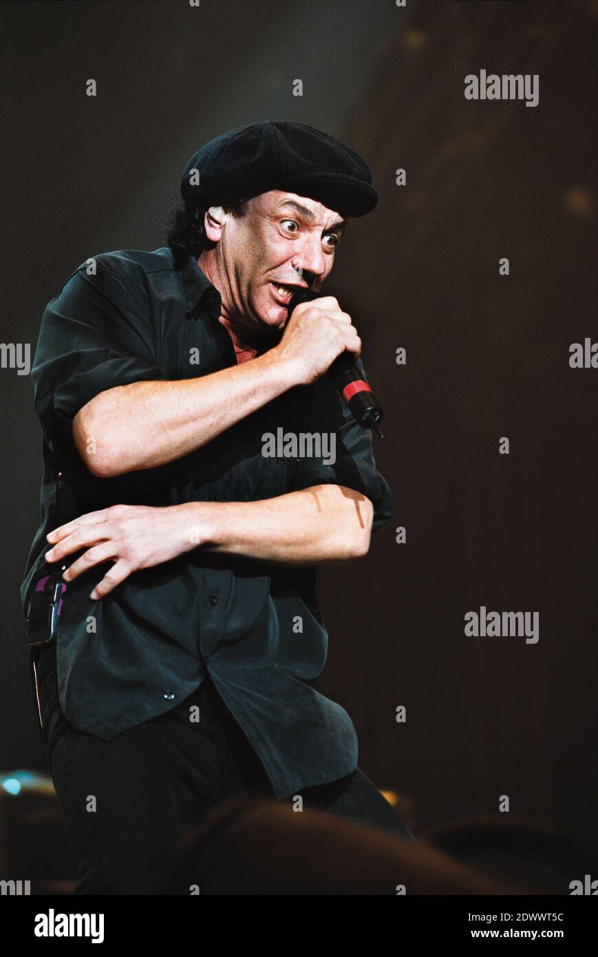 AC/DC in concert at the Birmingham NEC, UK. 28th November 2000 Stock ...