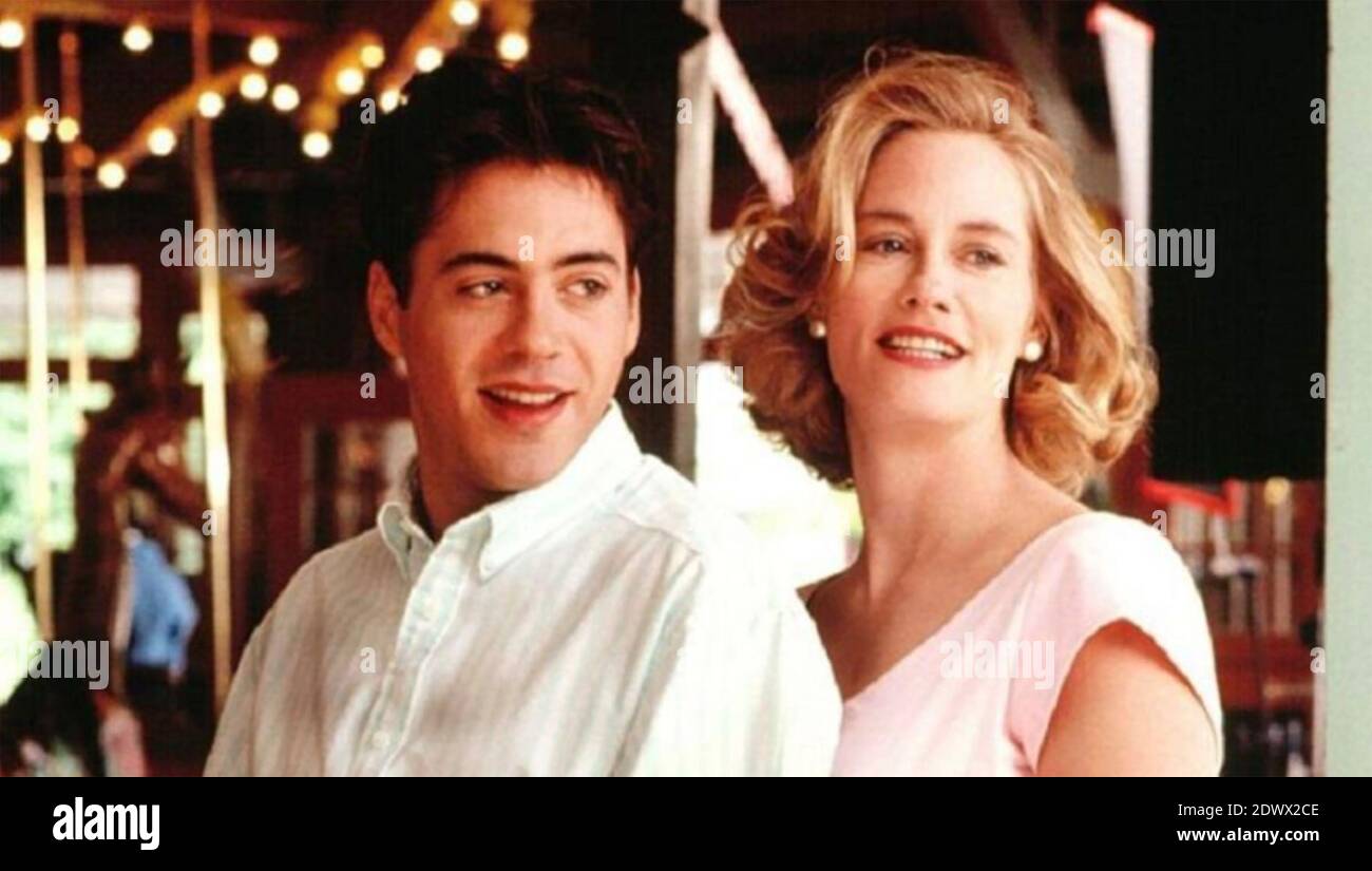 CHANCES ARE 1989 TriStar Pictures nfilm with Cybill Shepherd and Robert Downey Jr. Stock Photo
