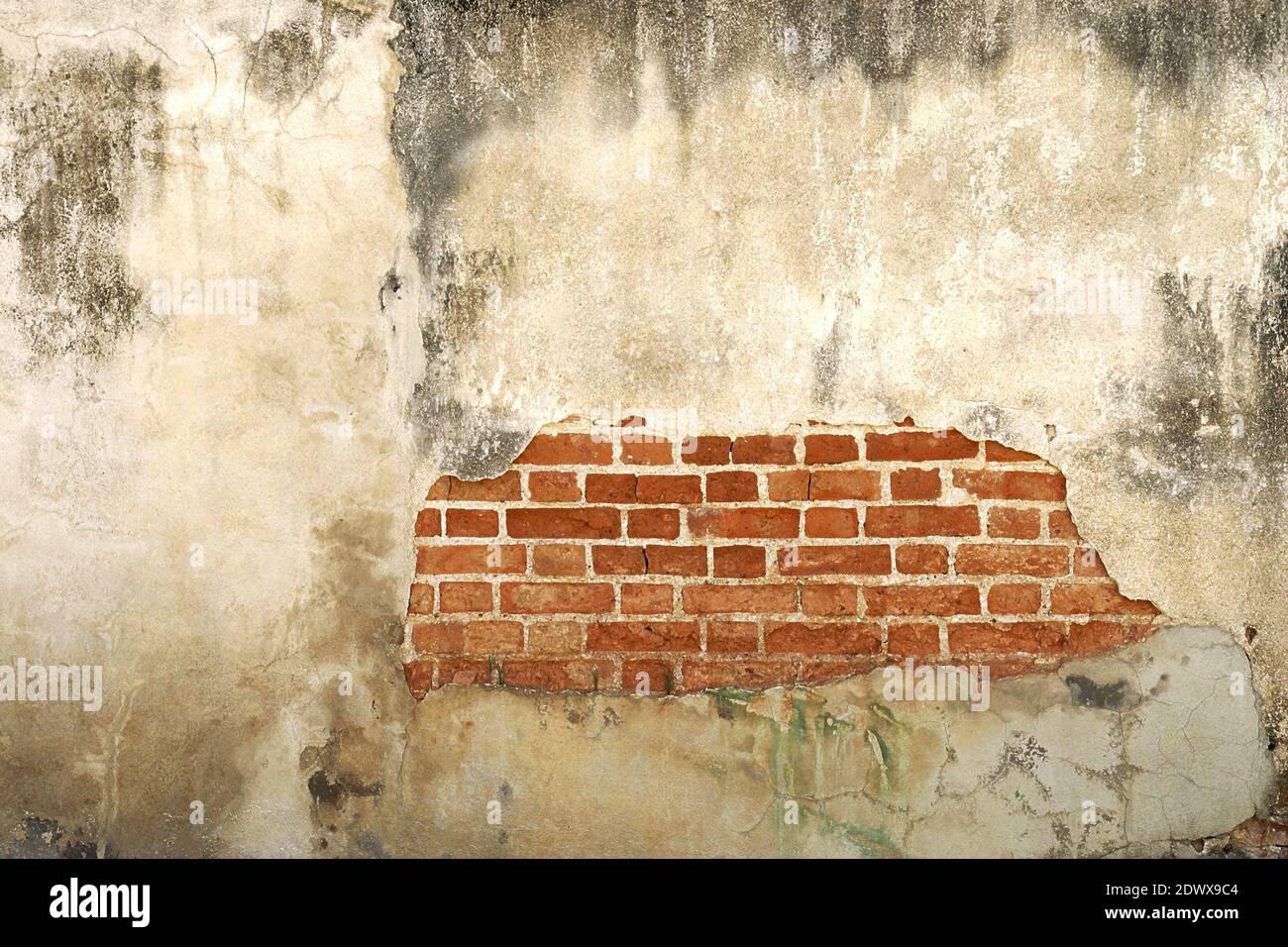 Old Damaged Brick Wall Texture Background Stock Photo - Alamy