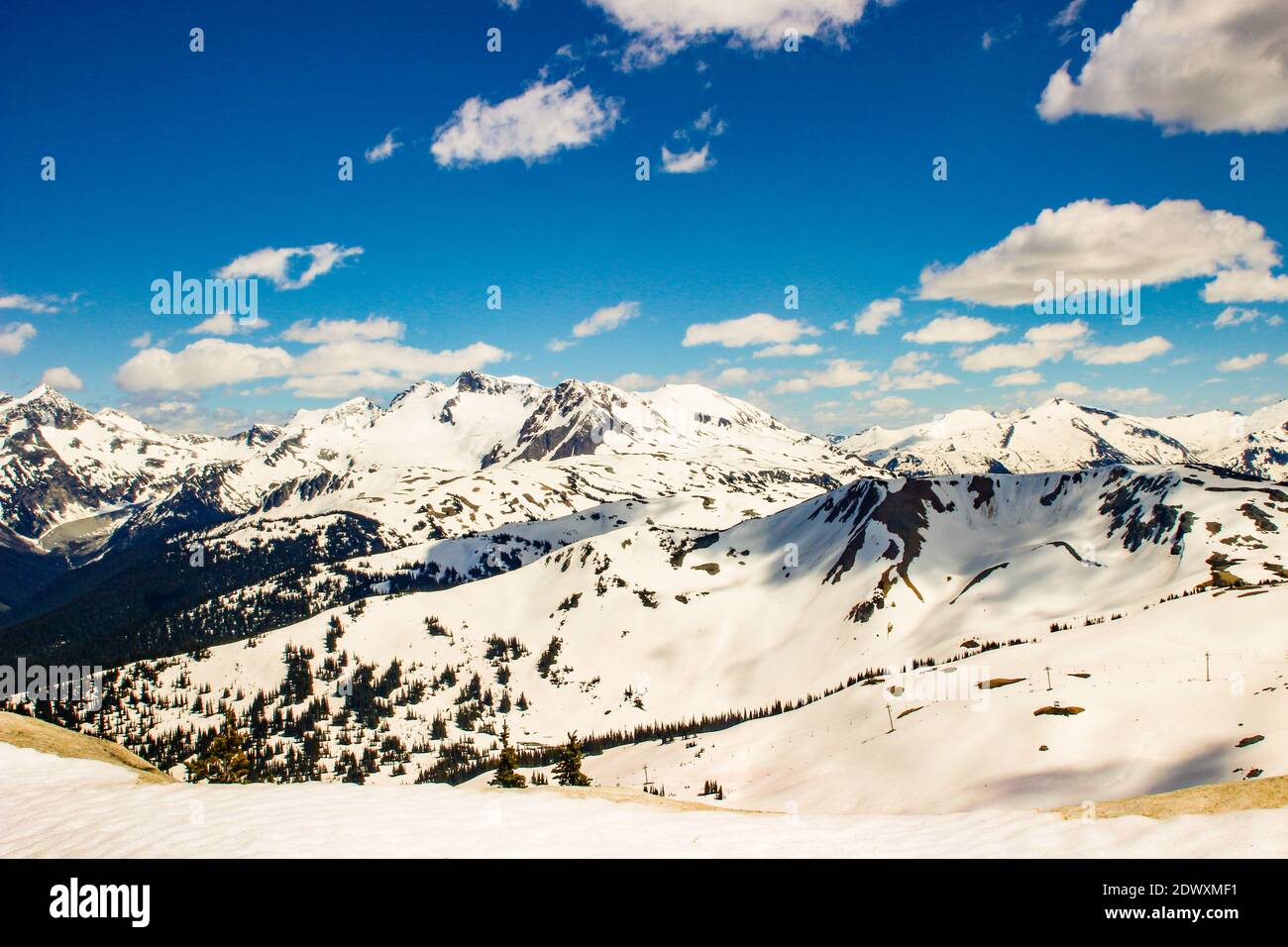 Whistler ski run hi-res stock photography and images - Alamy