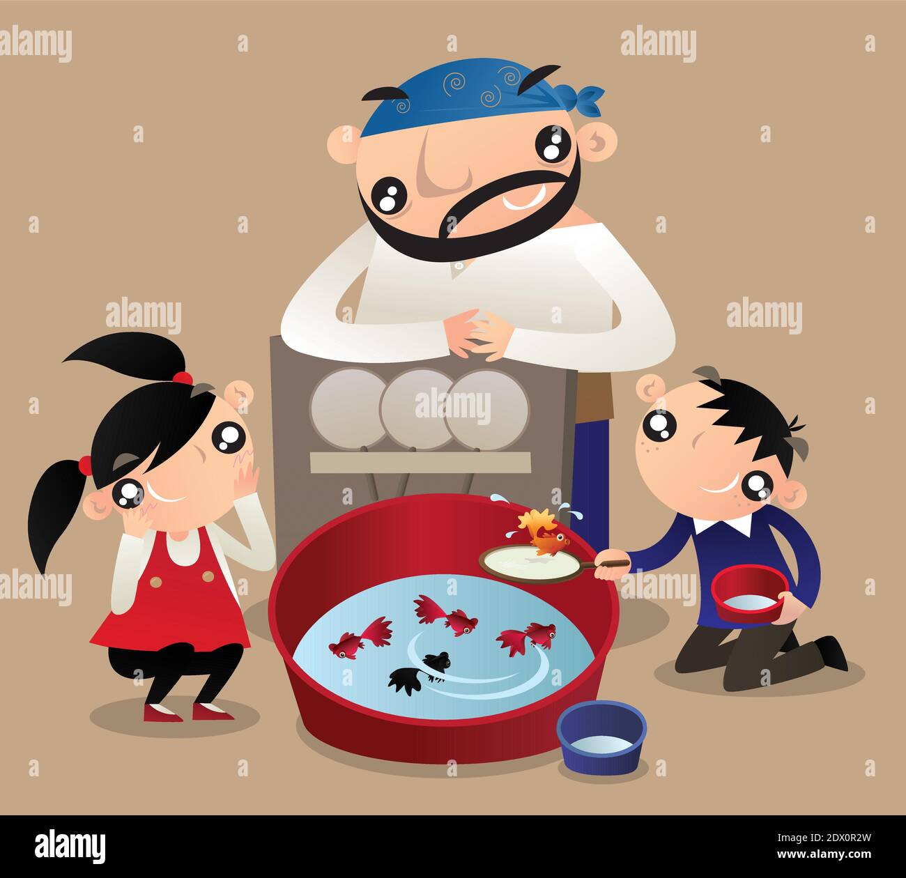 Japanese kids playing Stock Vector Images - Alamy Japanese kids playing Stock Vector Images - Alamy