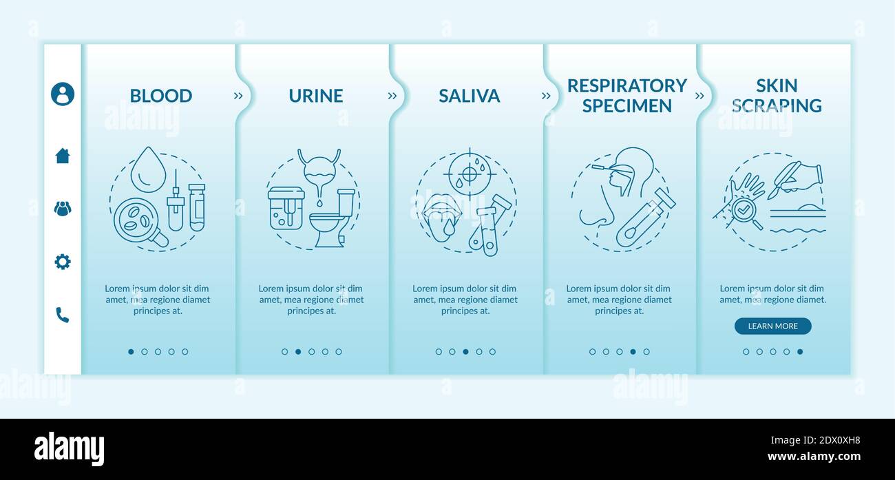 Laboratory samples onboarding vector template Stock Vector Image & Art ...