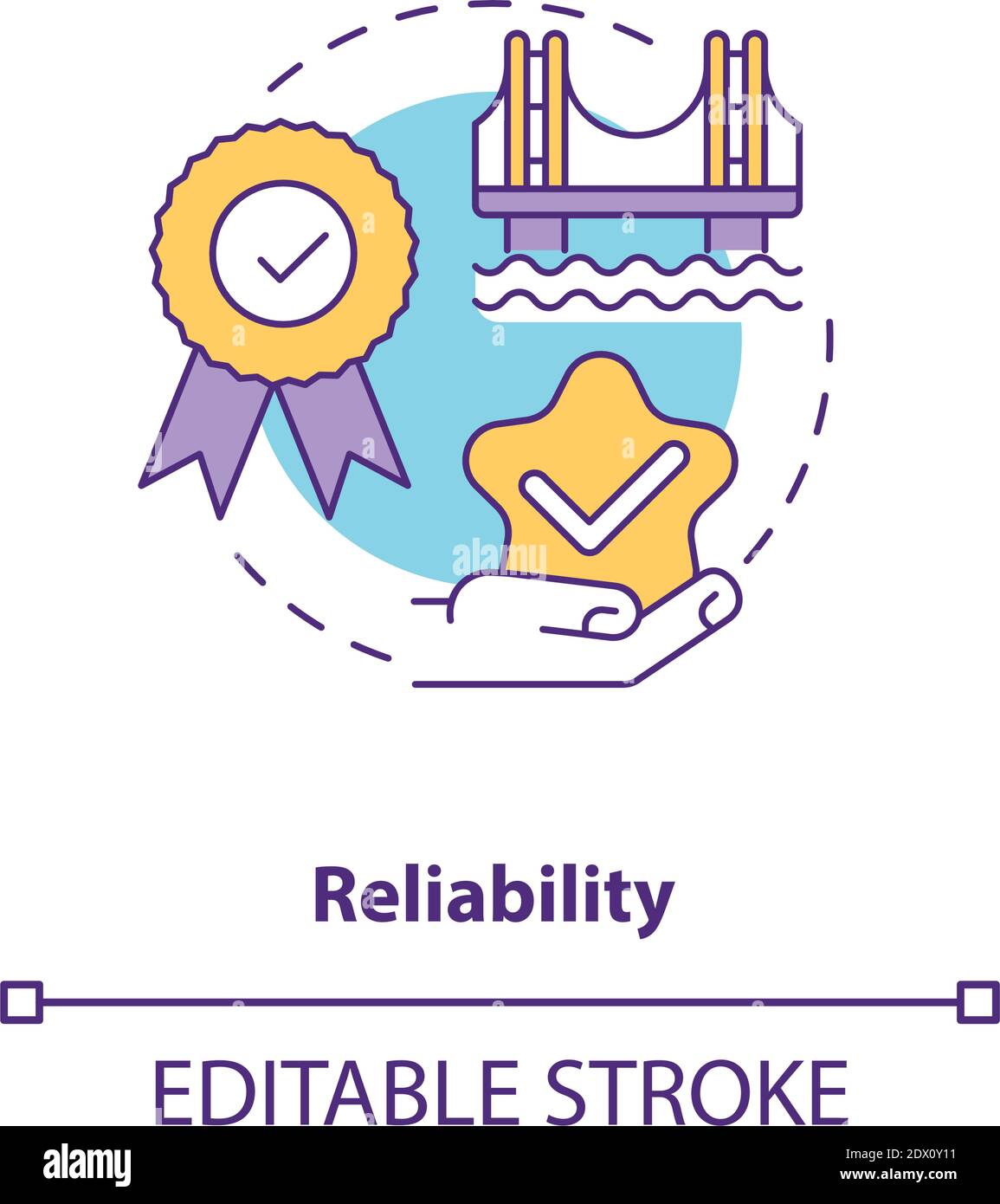 Reliability concept icon Stock Vector Image & Art - Alamy