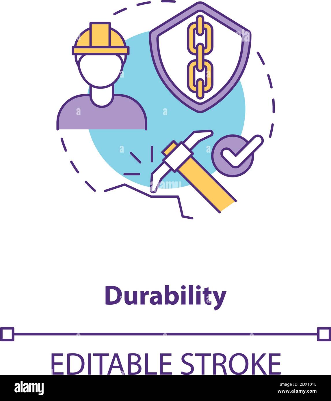 Durability Concept Icon Stock Vector Image Art Alamy