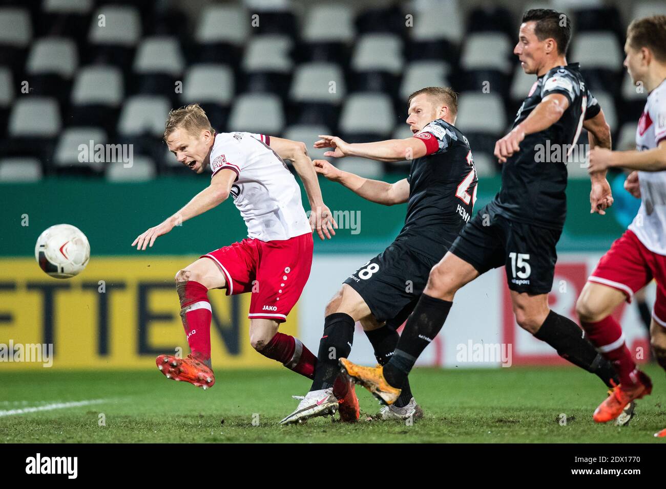 Essen Germany 23rd Dec 2020 Football Dfb Cup Rot Weiss Essen Fortuna Dusseldorf 2nd Round At
