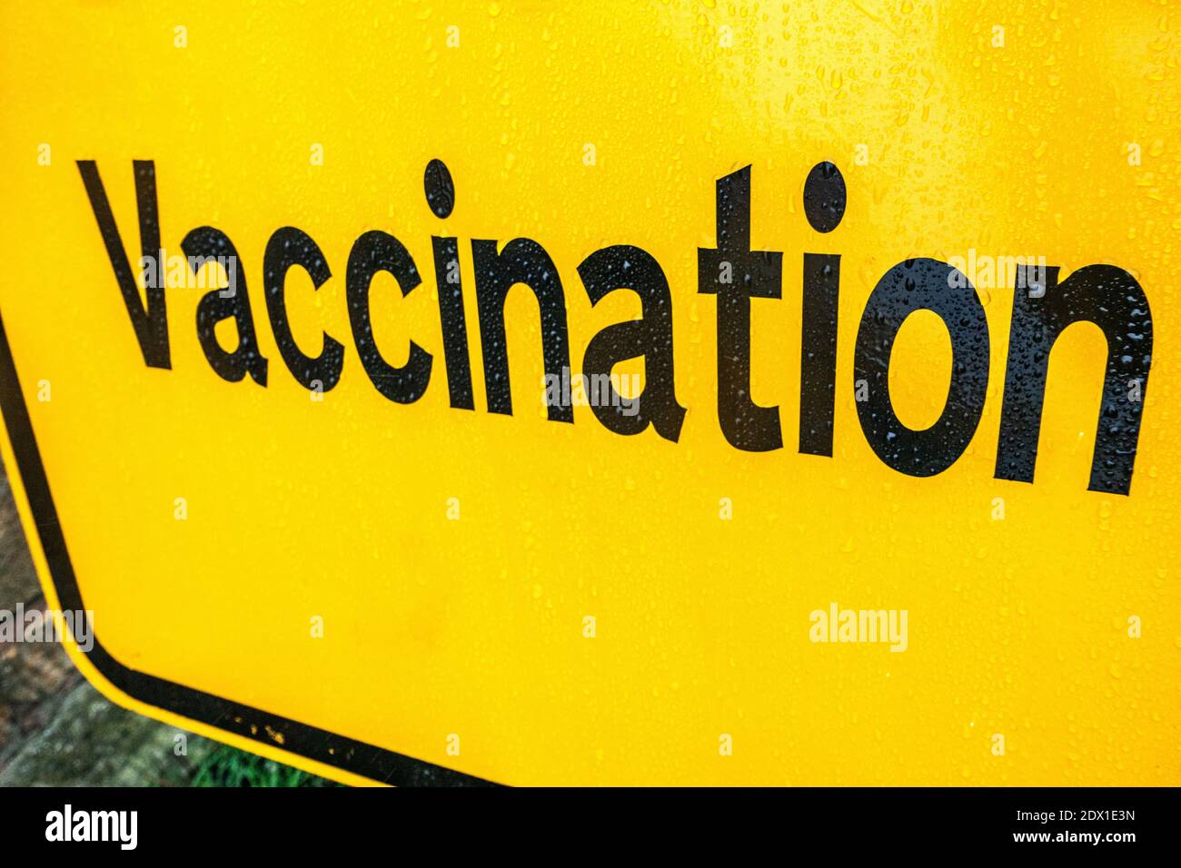 Immunisation Sign Example Injection sign hi-res stock photography and images - Alamy