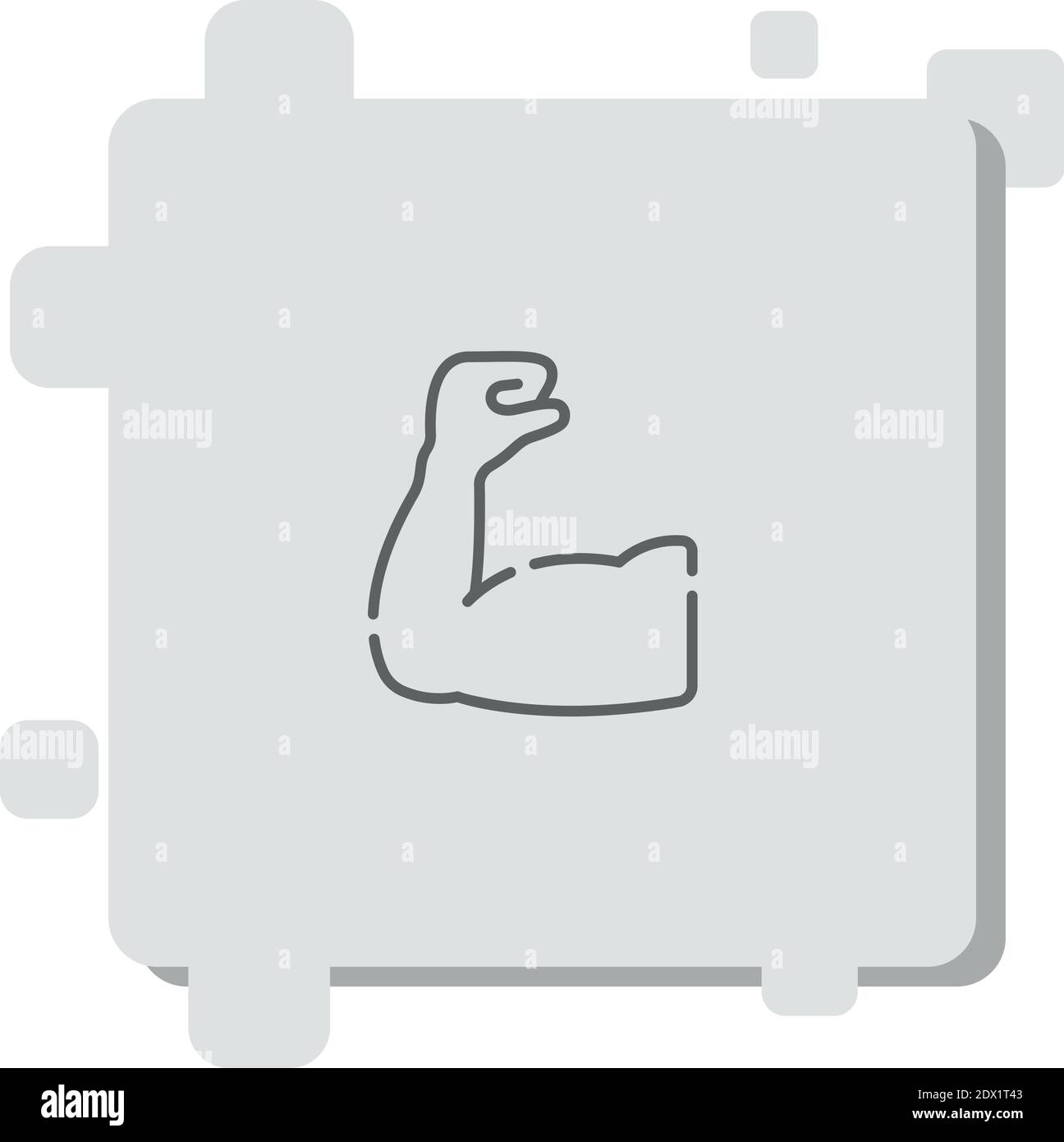 strong vector icon modern simple vector illustration Stock Vector Image ...