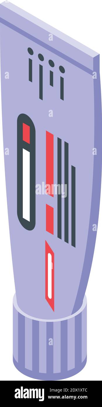 Toothpaste icon. Isometric of toothpaste vector icon for web design ...