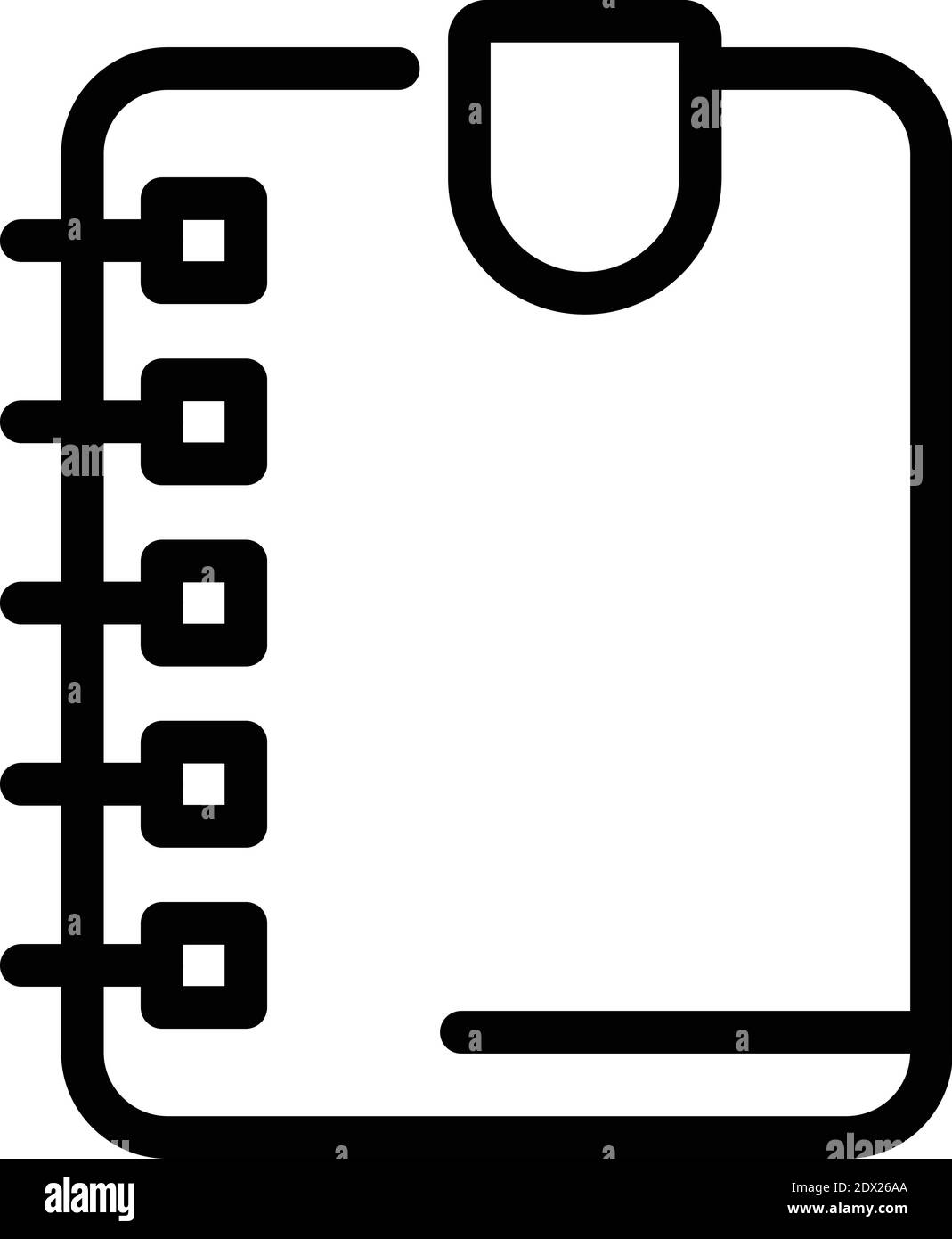 Save bookmark icon. Outline save bookmark vector icon for web design ...