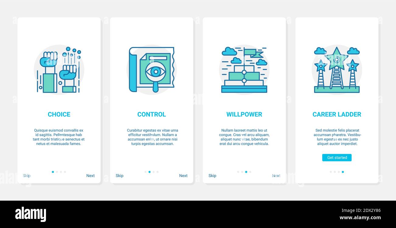 Boost business career growth, power of leadership vector illustration ...