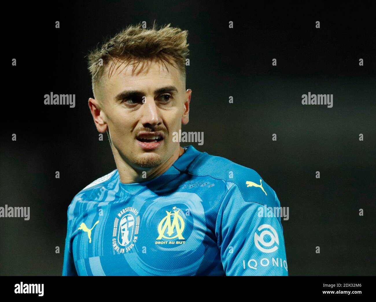 Soccer Football Ligue 1 Angers V Olympique De Marseille Stade Raymond Kopa Angers France December 23 2020 Olympique De Marseille S Valentin Rongier Reuters Stephane Mahe Stock Photo Alamy