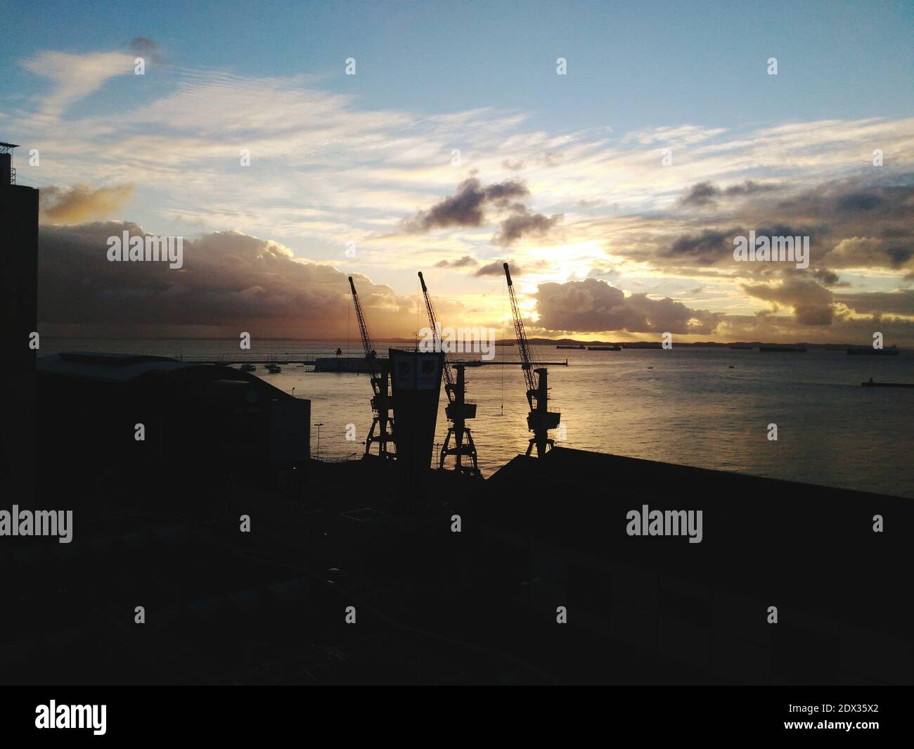 Salvador Sea Port Stock Photo Alamy