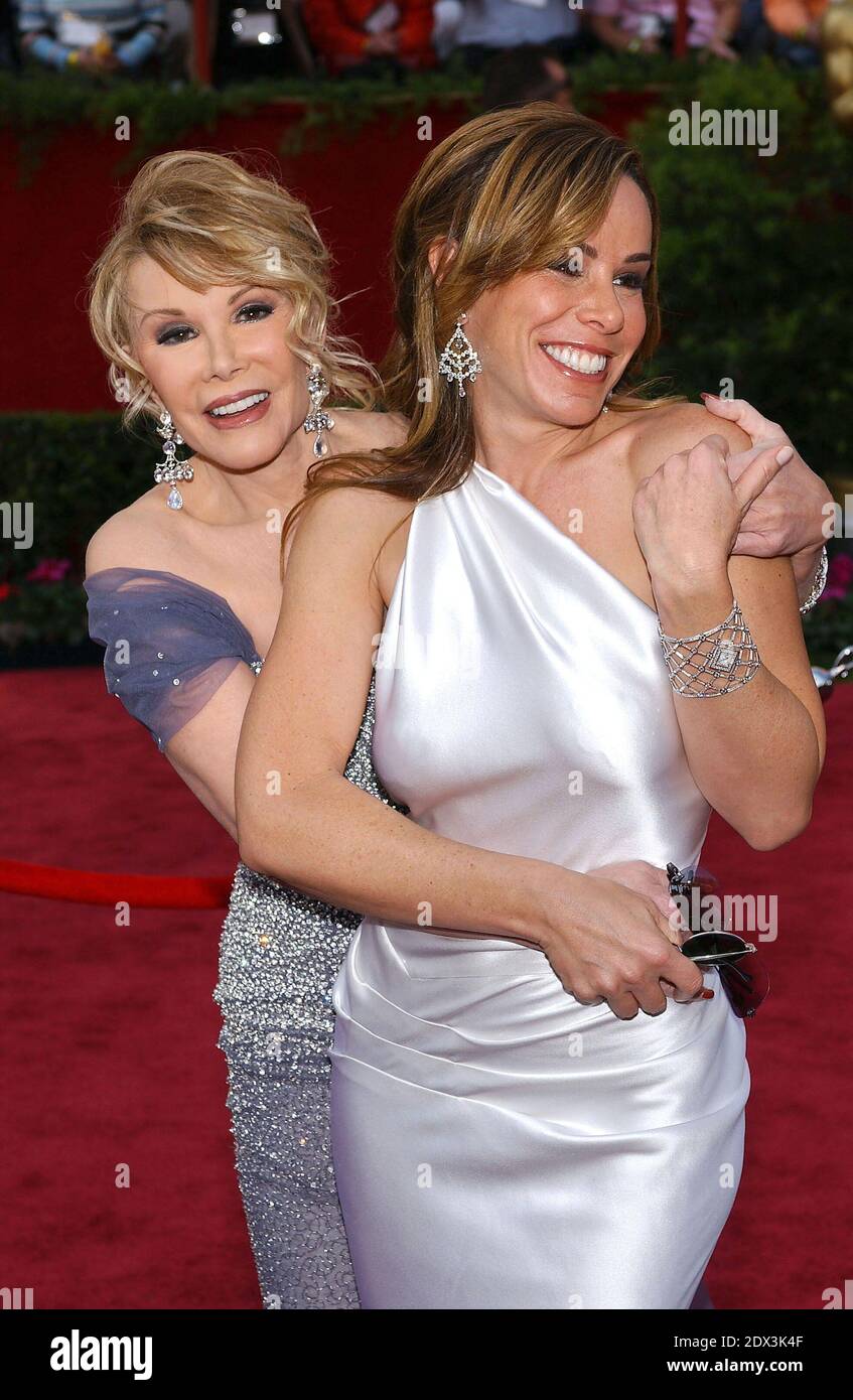 Joan Rivers and daughter Melissa arrive at the 77th Academy Awards held