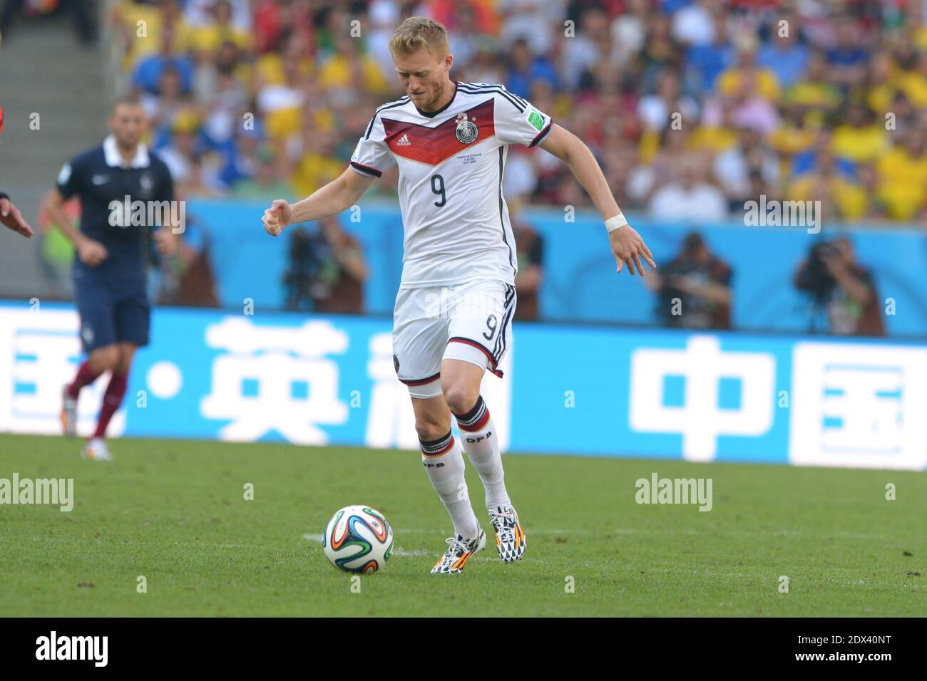 Germany's Andre Schurrle in Soccer World Cup 2014 1/4 of Final round match France vs Germany at Maracana Stadium, Rio de Janeiro, Brazil on July 4th 2014. Germany won 1-0. Photo by Henri Szwarc/ABACAPRESS.COM Stock Photo