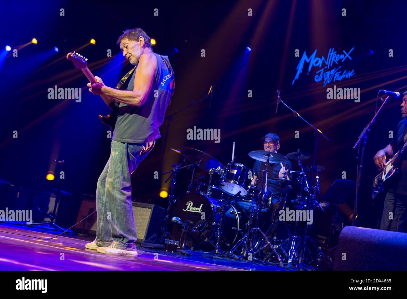 Chris Rea Perfoms In Concert In Montreux Jazz Festival Switzerland On