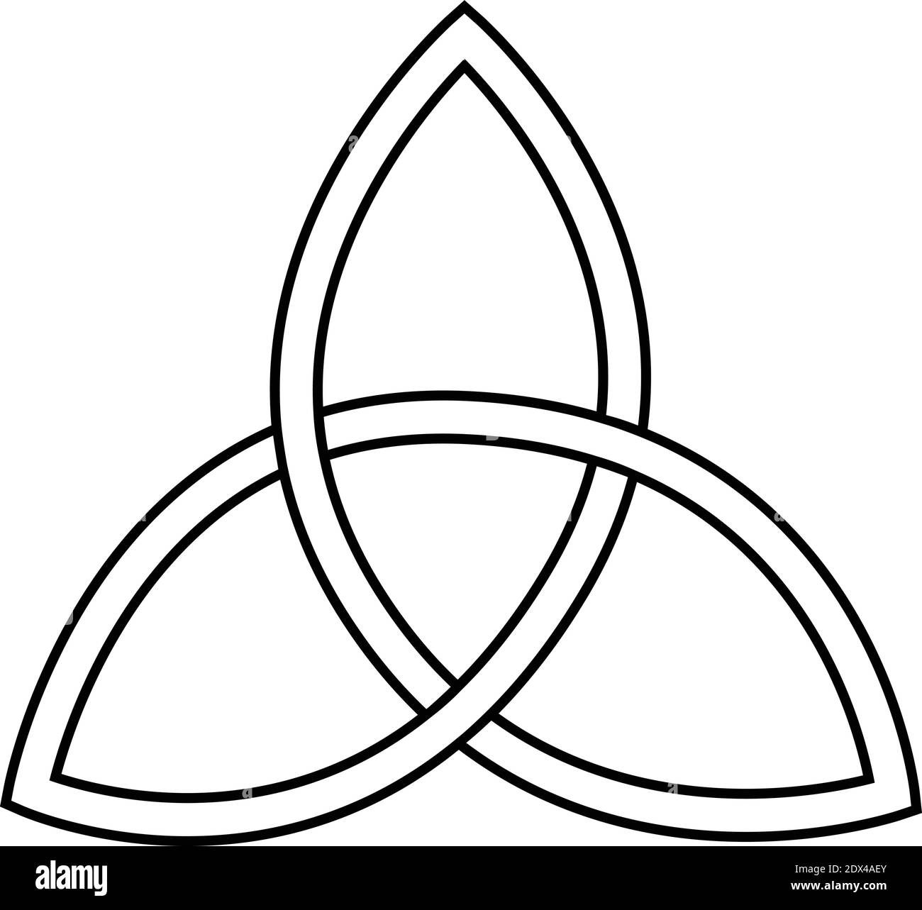 Triquetra historical eternity symbol Stock Vector Image & Art - Alamy