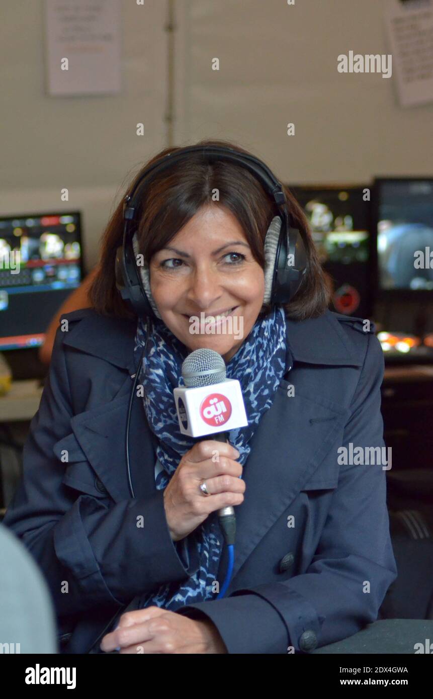 Anne Hidalgo during the 4rd OUI FM radio station's Soirs d'Ete music  festival held on