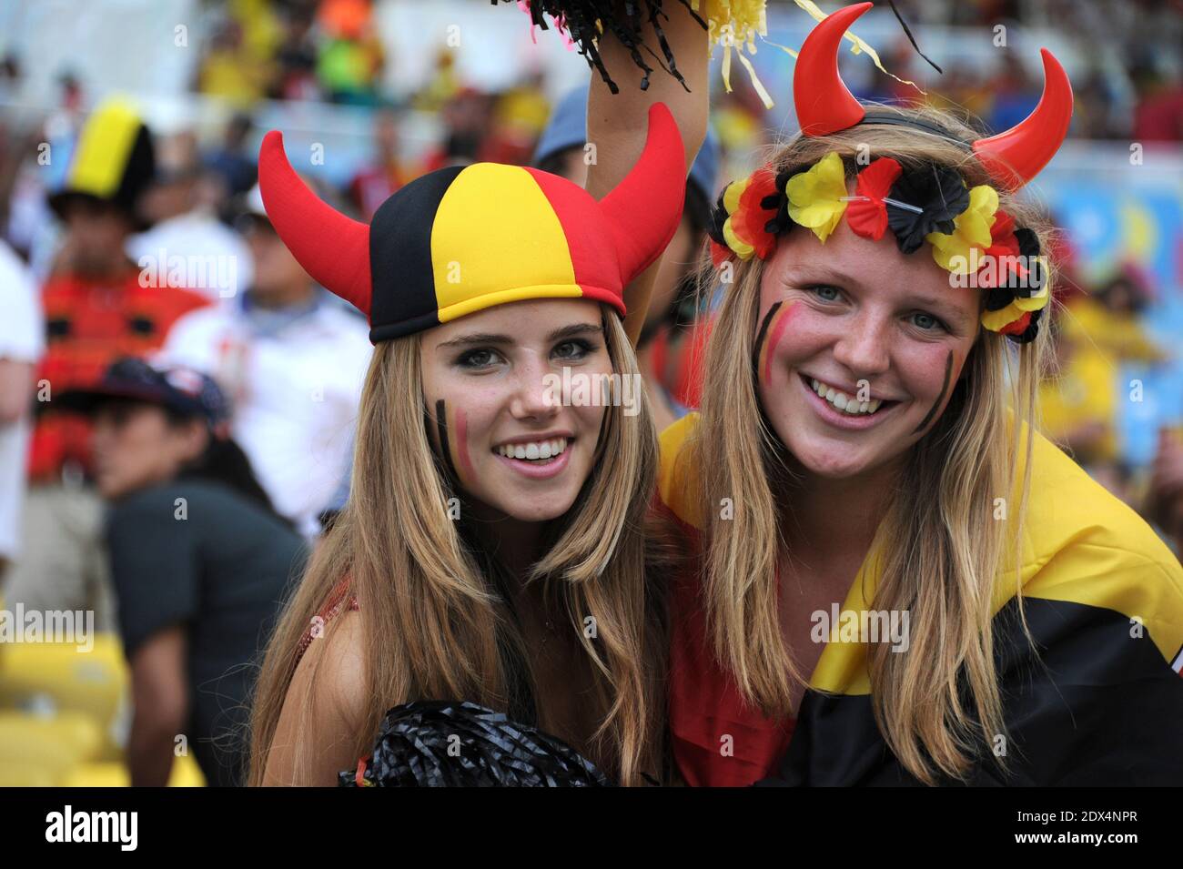 File photo taken on June 22 2014 of Axelle De Spiegelaere at Maracana ...
