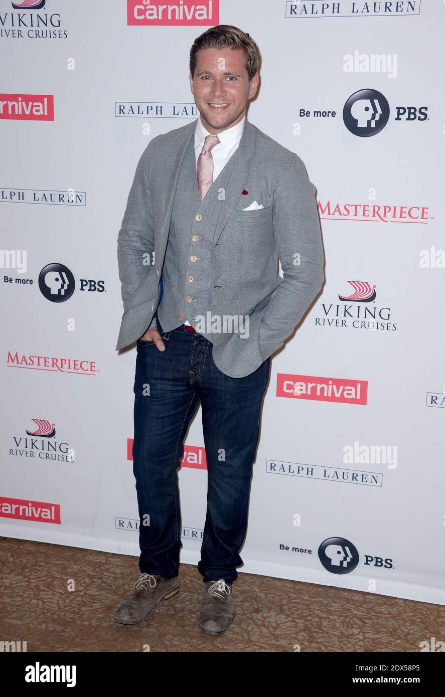 Allen Leech attends the 2014 Summer TCA Tour 'Downton Abbey' Season 5 ...