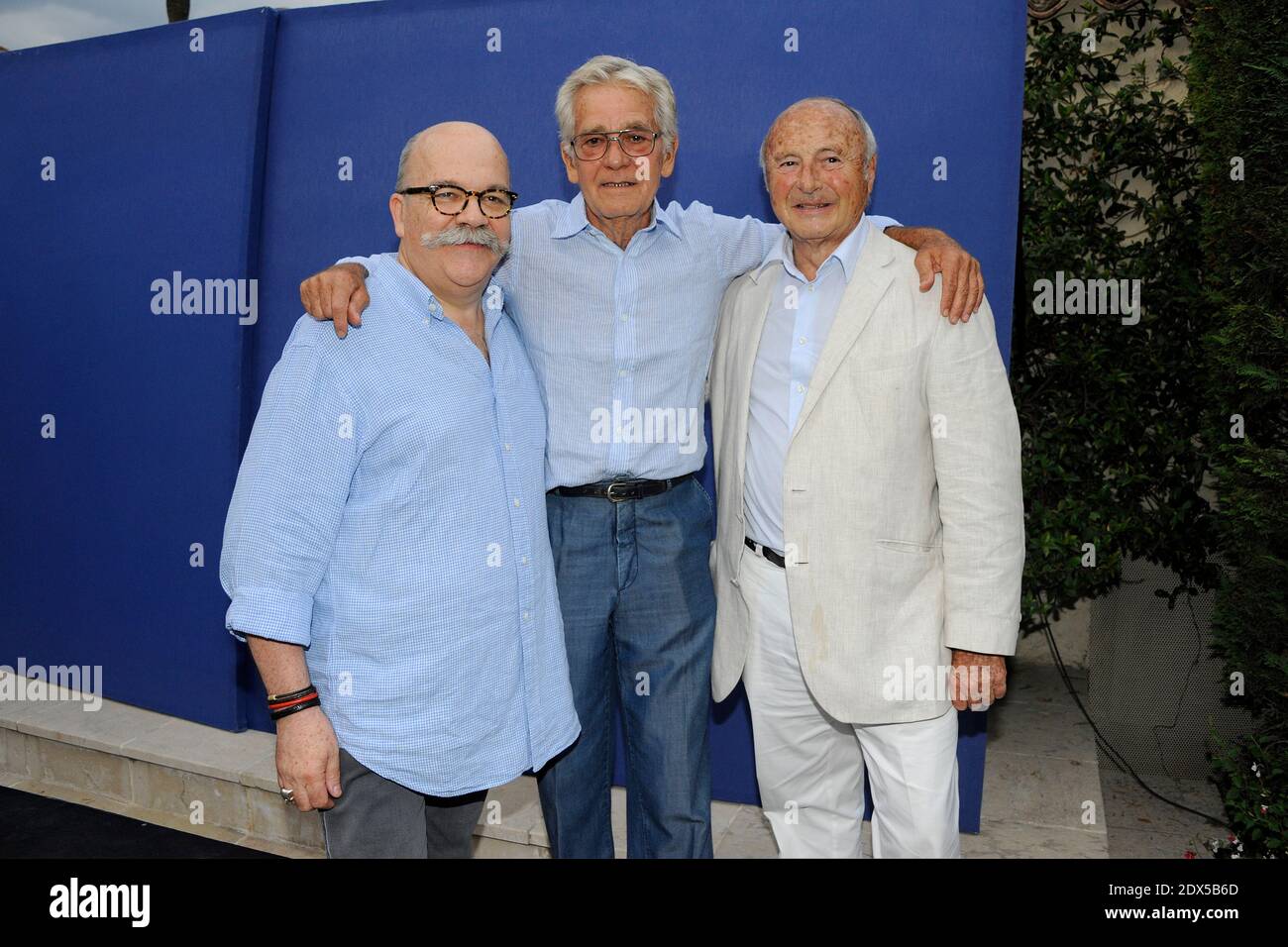 Photographer Gerard Schachmes, Bernard D'ormale and mayor of Saint ...