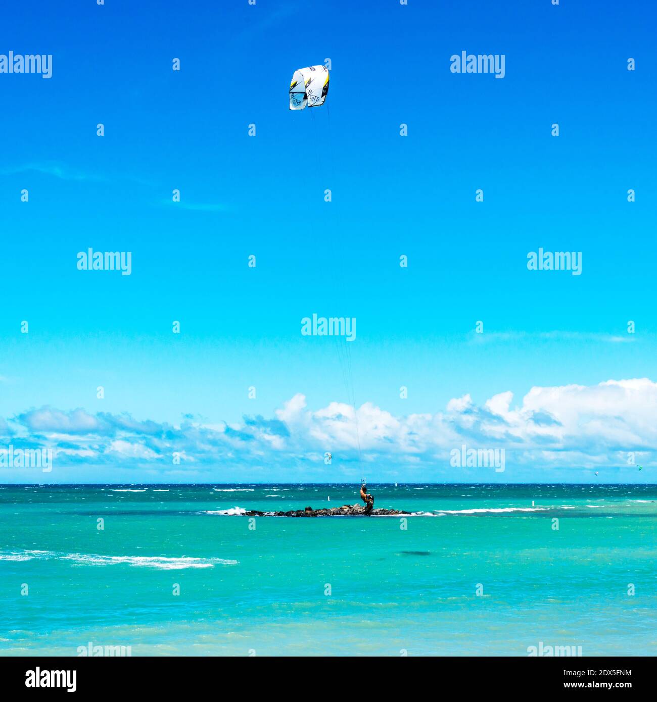 Maui, Hawaii, Kanaha Beach Park, Kite Surfing Stock Photo Alamy