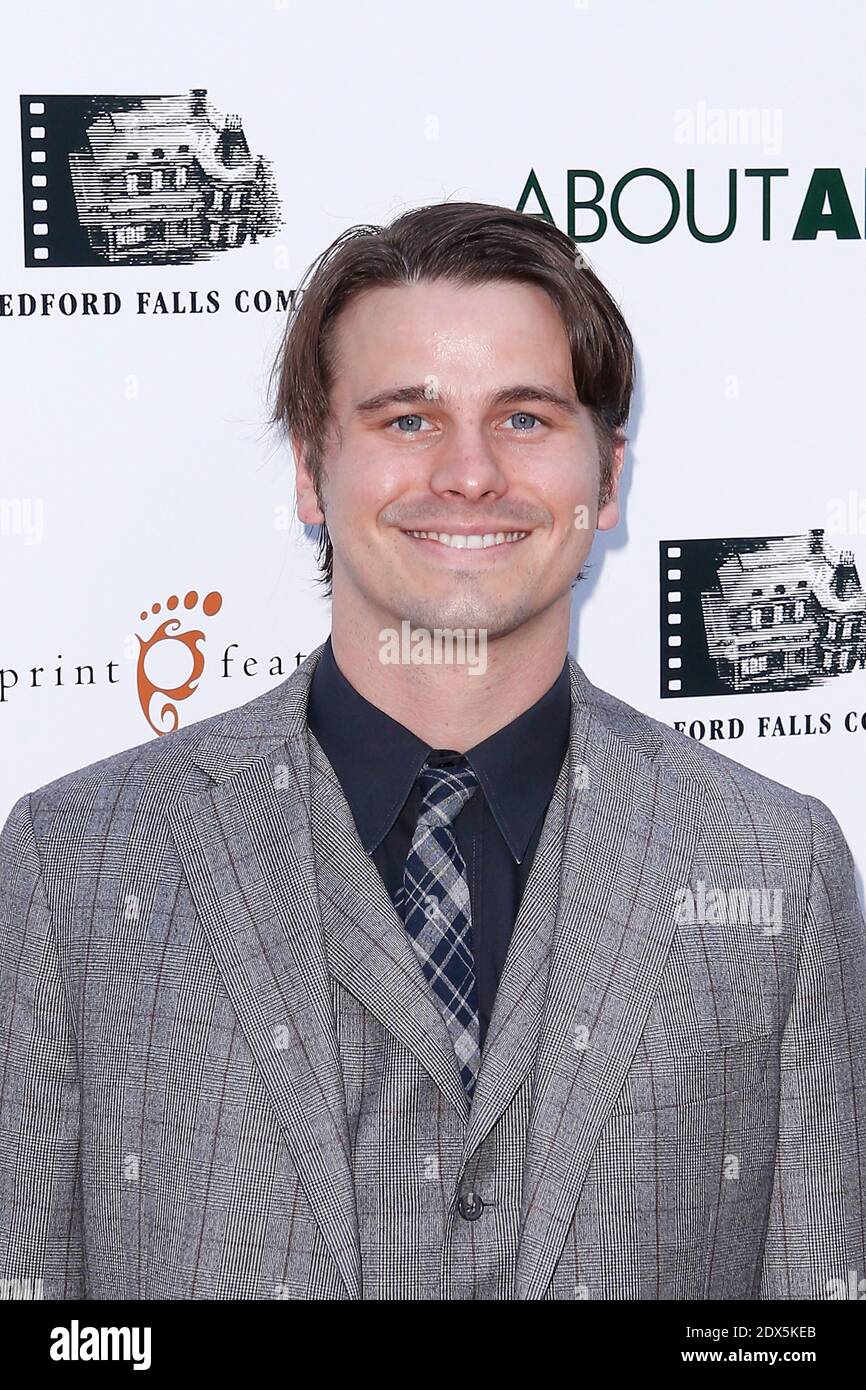Jason Ritter attends the premiere of About Alex at the ArcLight