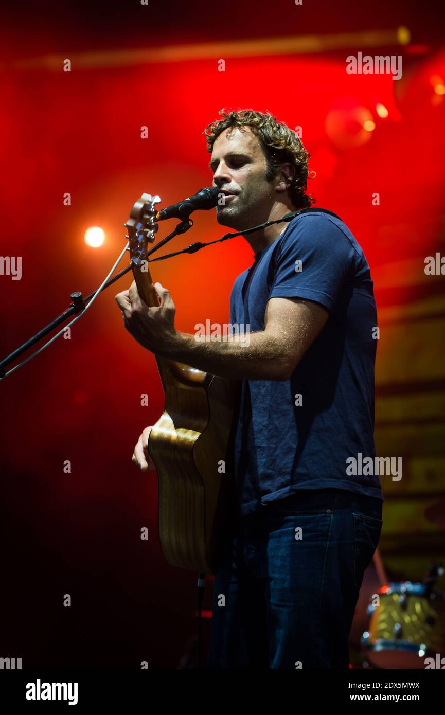 Jack Johnson performs in concert in Paleo Festival of Nyon, Switzerland on  July 22, 2014. Photo by Loona/ABACAPRESS.COM Stock Photo - Alamy