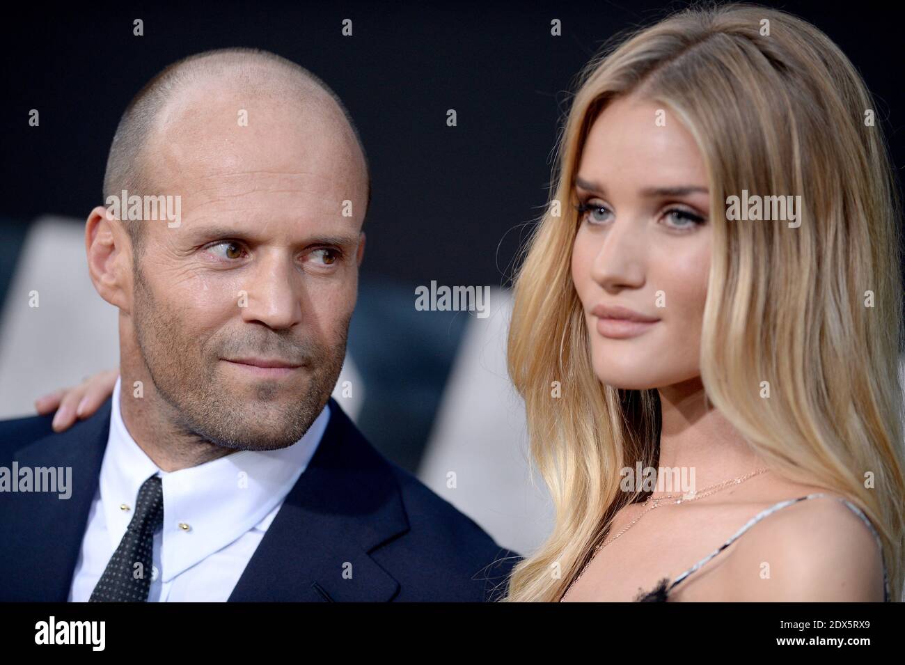 Jason Statham And Rosie Huntington Whiteley Attend The Expendables 3 Jason Statham And Rosie Huntington Whiteley Attend The Expendables 3