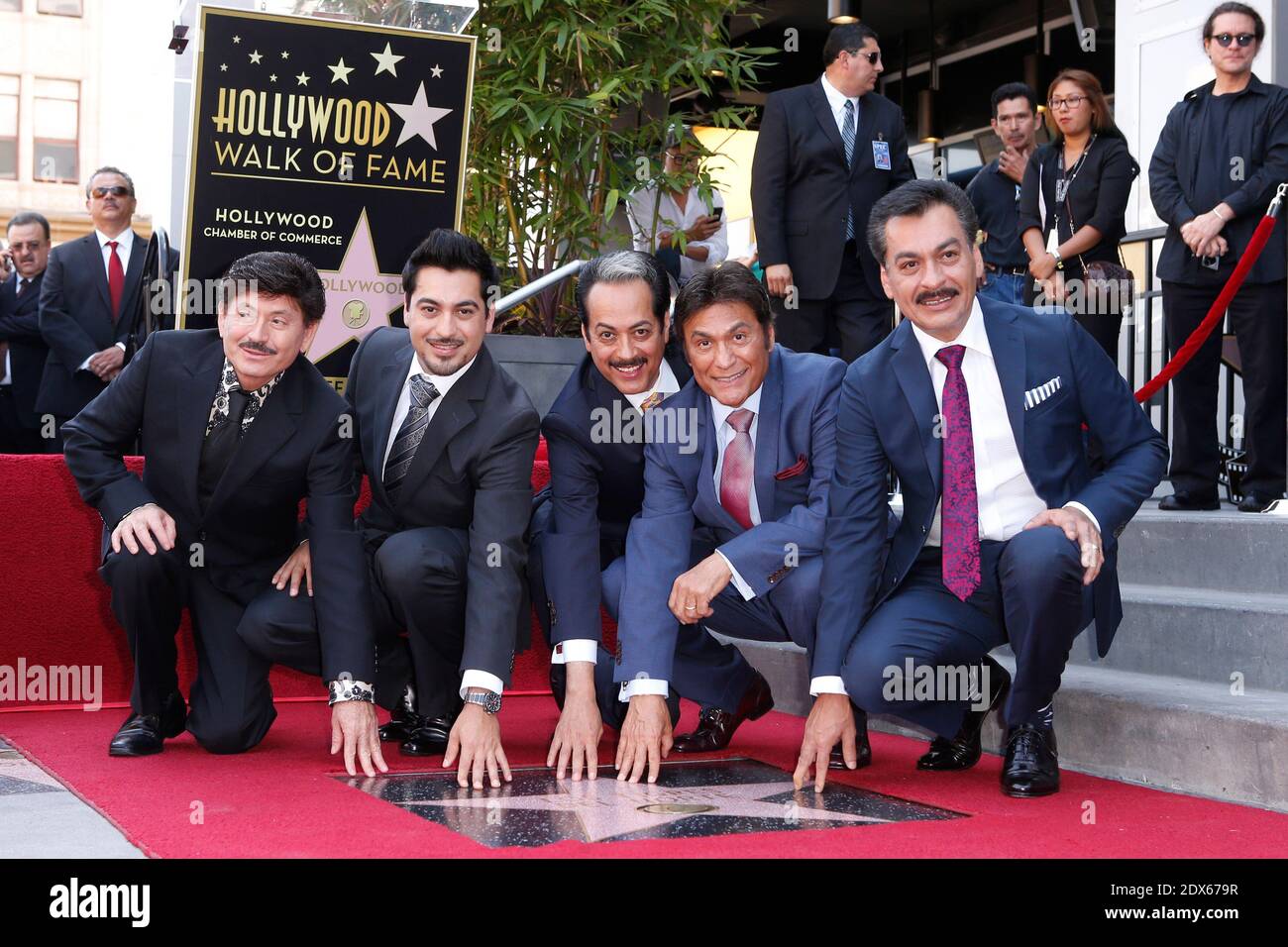 Los Tigres Del Norte honored with a star on the Hollywood Walk of Fame