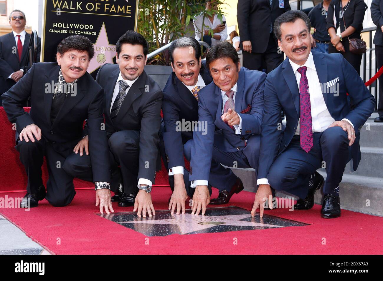 Los Tigres Del Norte honored with a star on the Hollywood Walk of Fame