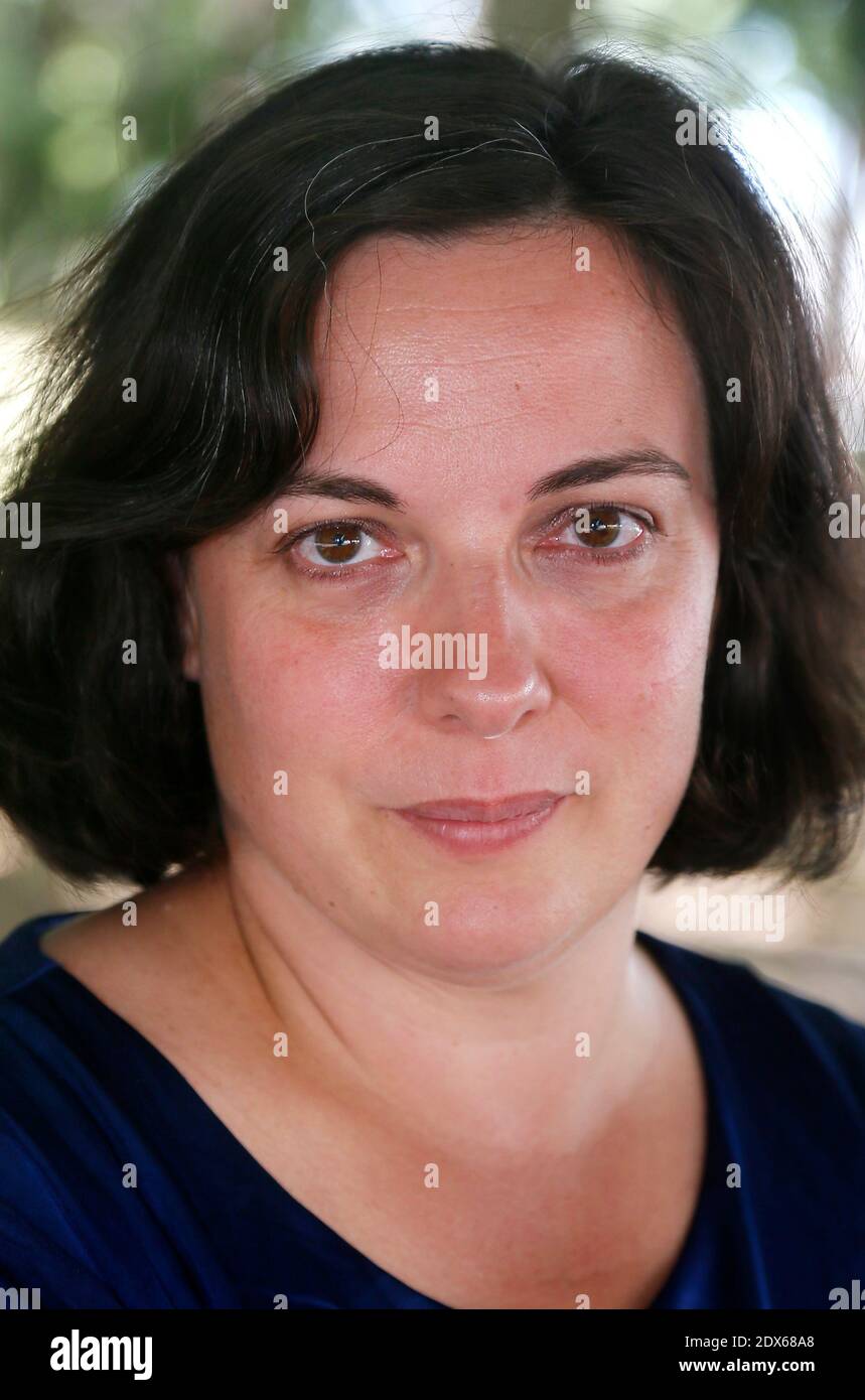 Leader EELV Emmanuelle Cosse taking part in the summer camp of French  ecologist party EELV, on August 22, 2014 in Pessac, France. Photo by  Patrick Bernard/ABACAPRESS.COM Stock Photo - Alamy