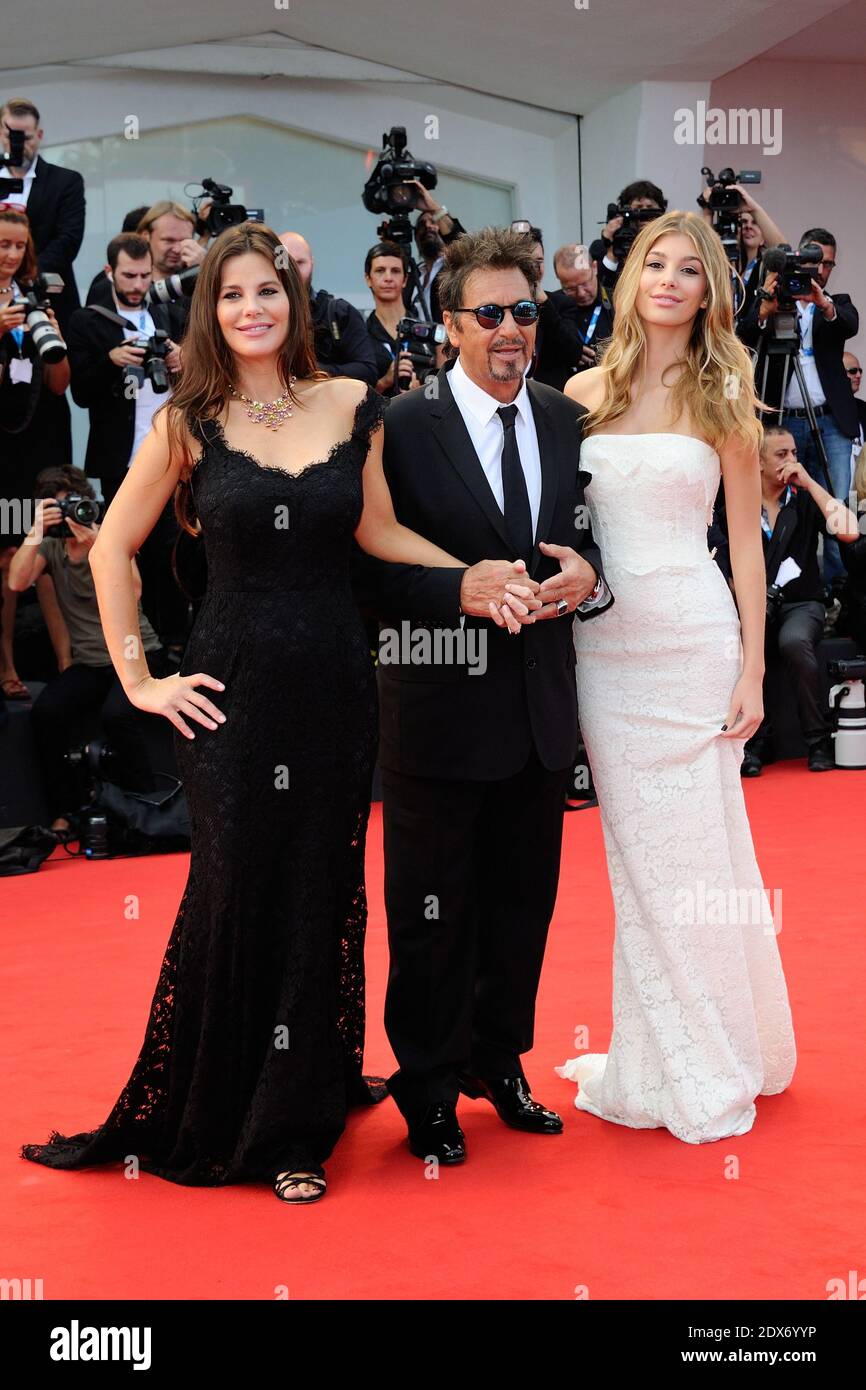 Lucila Sola, Al Pacino and Camila Morrone (Lucila Sola's daughter