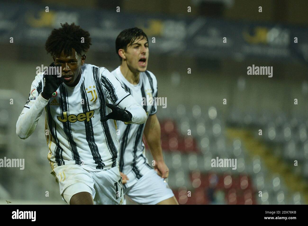 Alessandria Italy 23rd Dec Felix Correia Of Juventus U23 Celebrates During The Lega Pro Match Between Juventus U23 And A C Renate At Stadio Moccagatta On December 23 In Alessandria Italy
