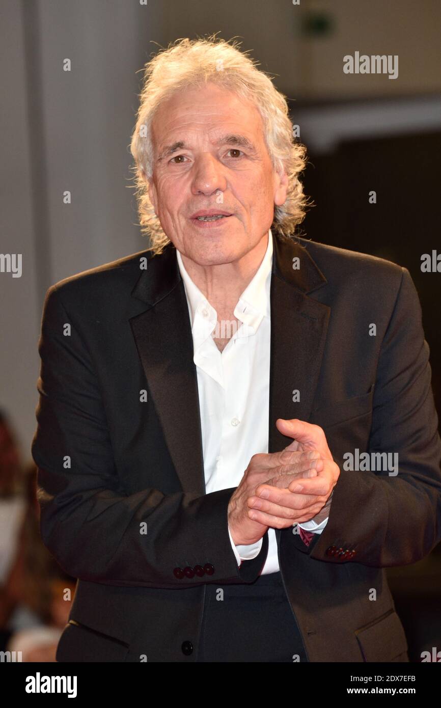 Abel Ferrara arriving for the premiere of the film Pasolini during the