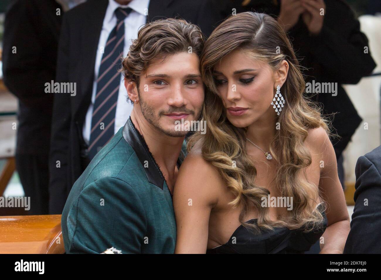 Stefano De Martino, Belen Rodriguez arriving to the Excelsior Pier during the 71st Venice Film Festival in Venice, Italy, September 4, 2014. Photo by Marco Piovanotto/ABACAPRESS.COM Stock Photo