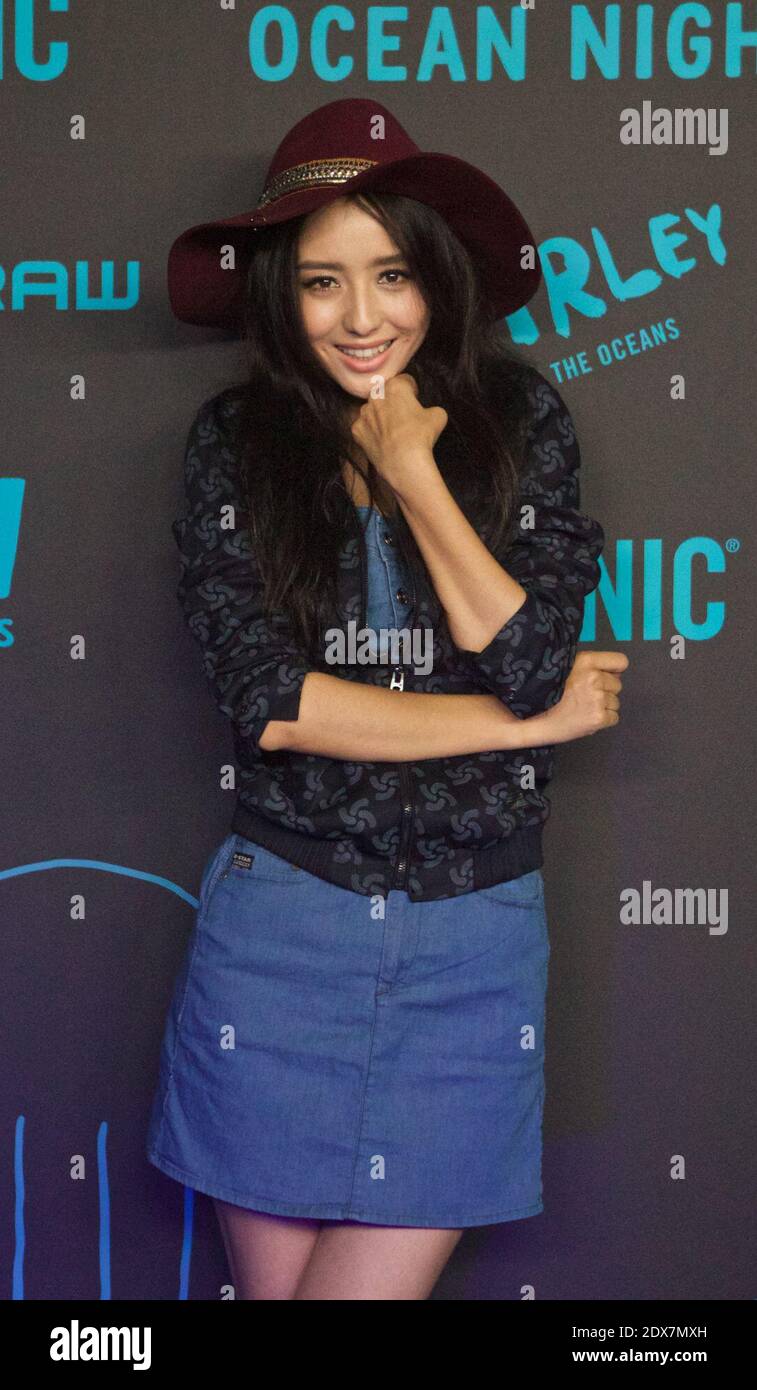 Tong Liya attends the G-Star RAW Presents RAW For The Oceans SS15  Collection in New York City, NY, USA, on September 5, 2014. Photo by Matt  Borowick/ABACAPRESS.COM Stock Photo - Alamy