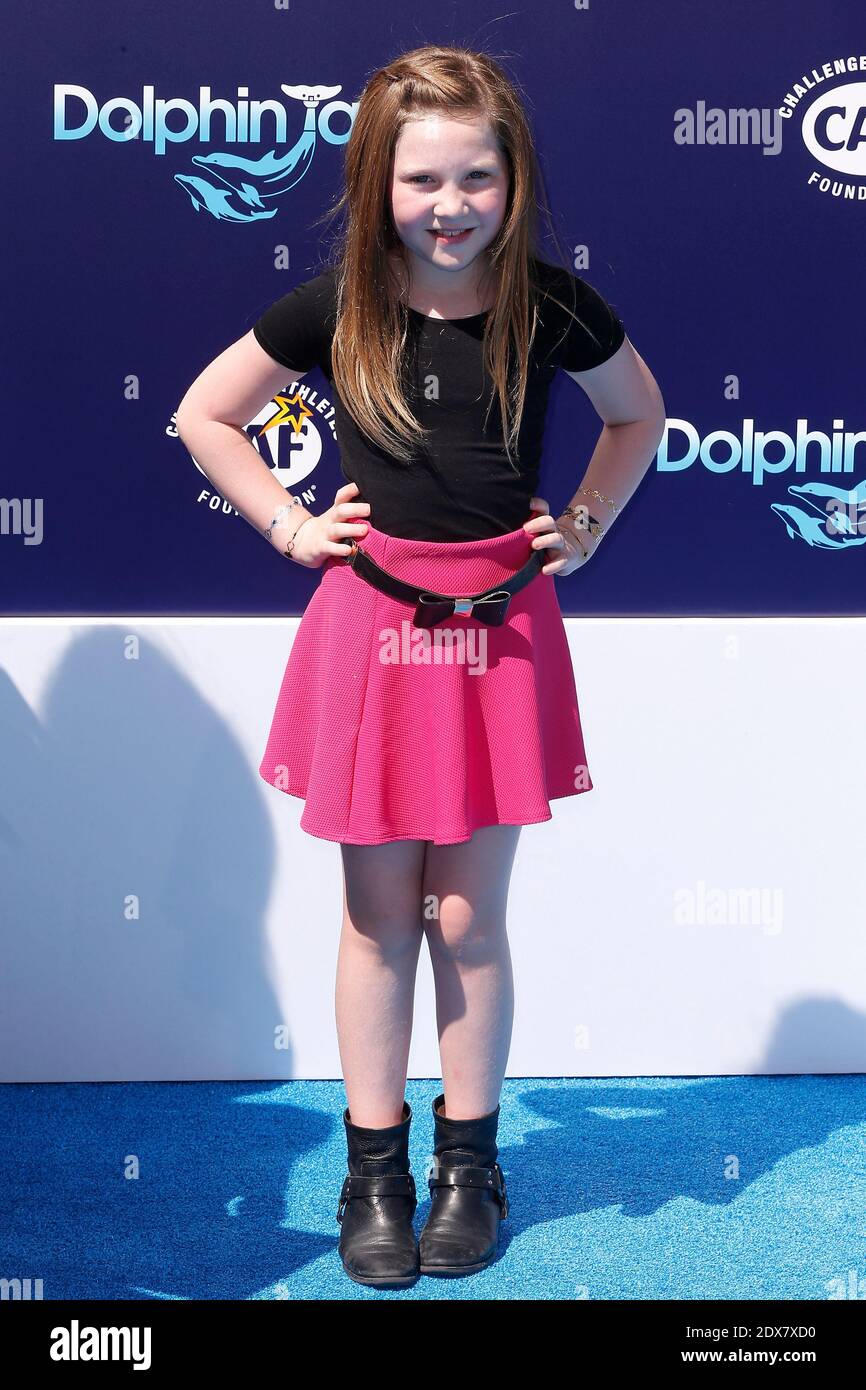 Ella Anderson attends the world premiere of Warner Bros Pictures and Alcon Entertainment Dolphin Tale 2, in Los Angeles, CA, USA, on September 7, 2014. Photo by Julian Da Costa/ABACAPRESS.COM Stock Photo