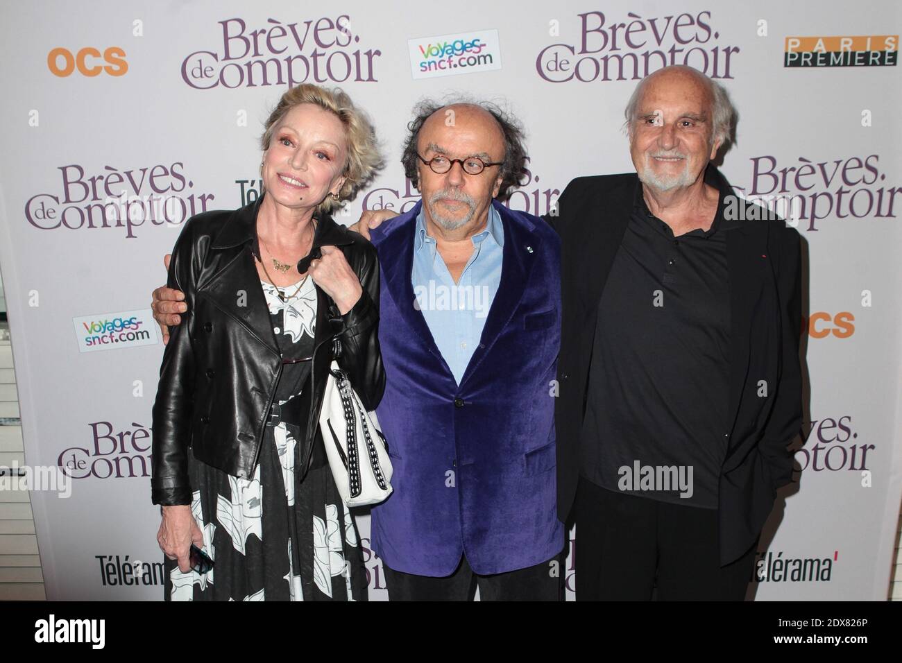 Caroline Silhol, Jean-Michel Ribes and Jean-Louis Livi attending the ...