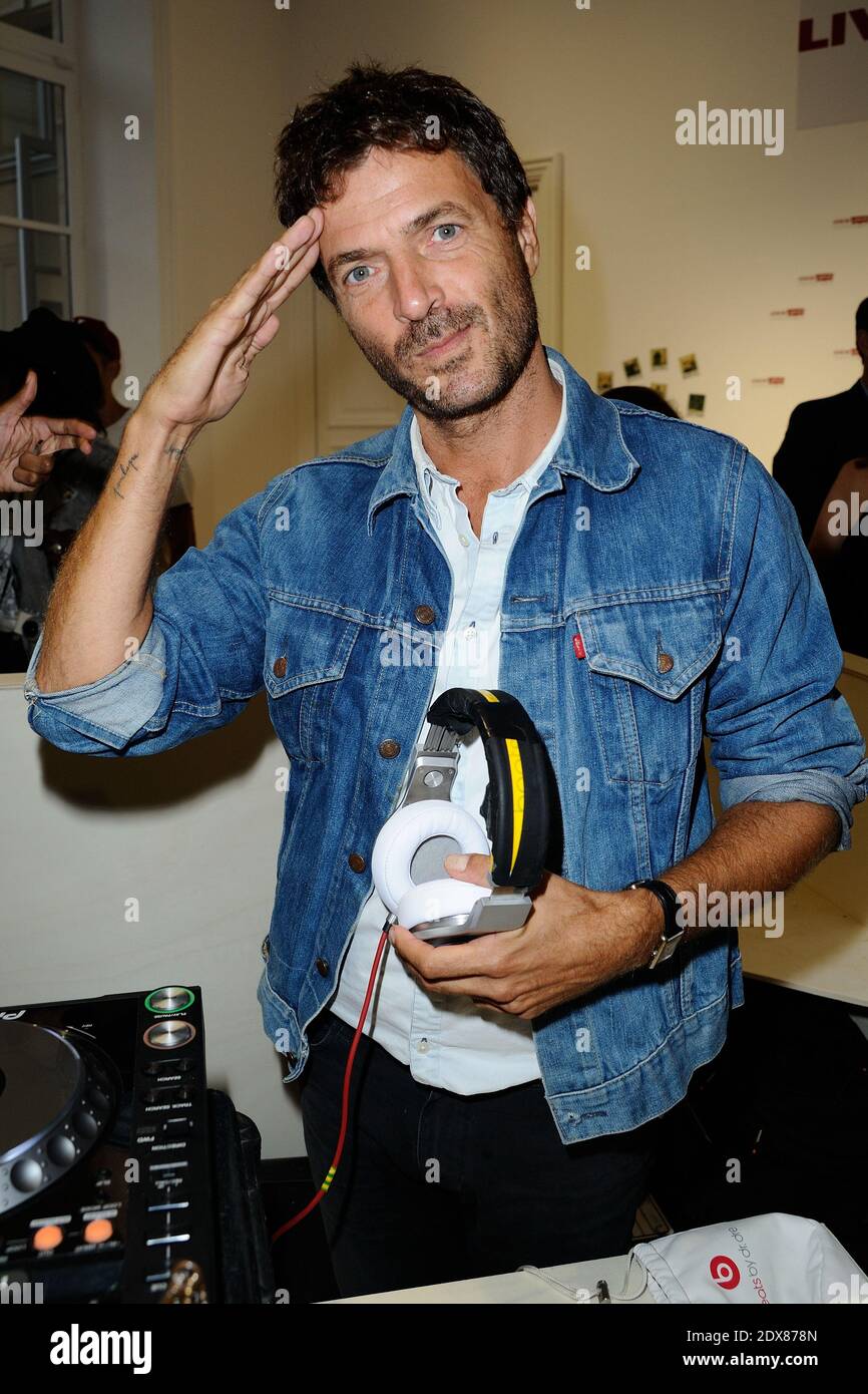 File Photo - Philippe Cerboneschi Zdar (Cassius) attending the Levi's Party in Paris, France, on September 10, 2014. Philippe Cerboneschi (also known as 'Zdar'), one half of of French dance duo Cassius, accidentally died in Paris on Wednesday, his agent has said. 'He made an accidental fall, through the window of a high floor of a Parisian building,' said Sebastien Farran, without giving further details. Cerboneschi formed Cassius with Hubert Blanc-Francard (aka Boombass) in 1996. They produced for bands such as Phoenix, Beastie Boys, Franz Ferdinand and French hip hop star MC Solaar. Photo by Stock Photo