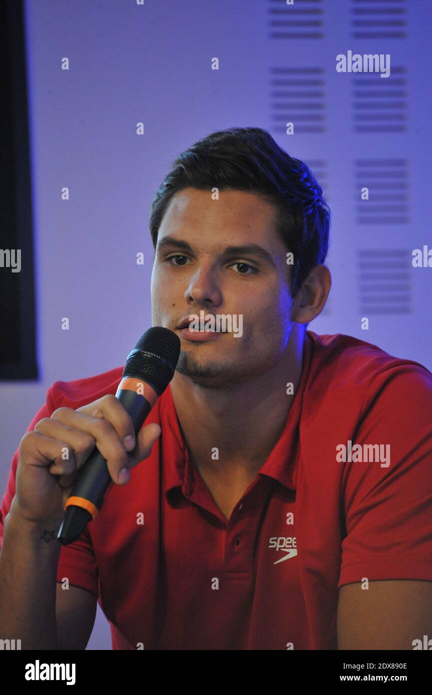 French Swimmer Florent Manaudou during the Get Speedo Fit Campaign