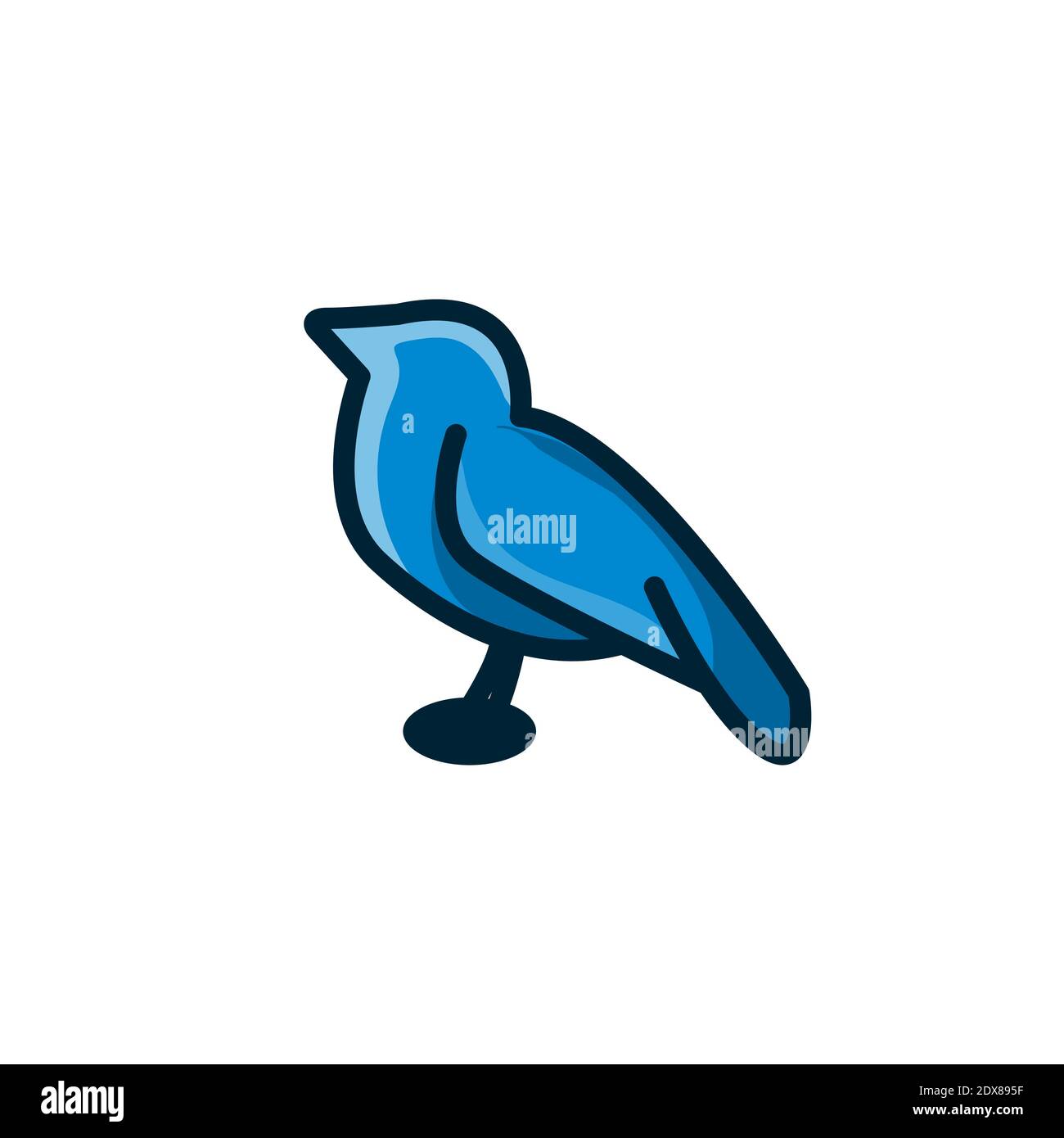 bird colorful icon vector illustration Stock Vector