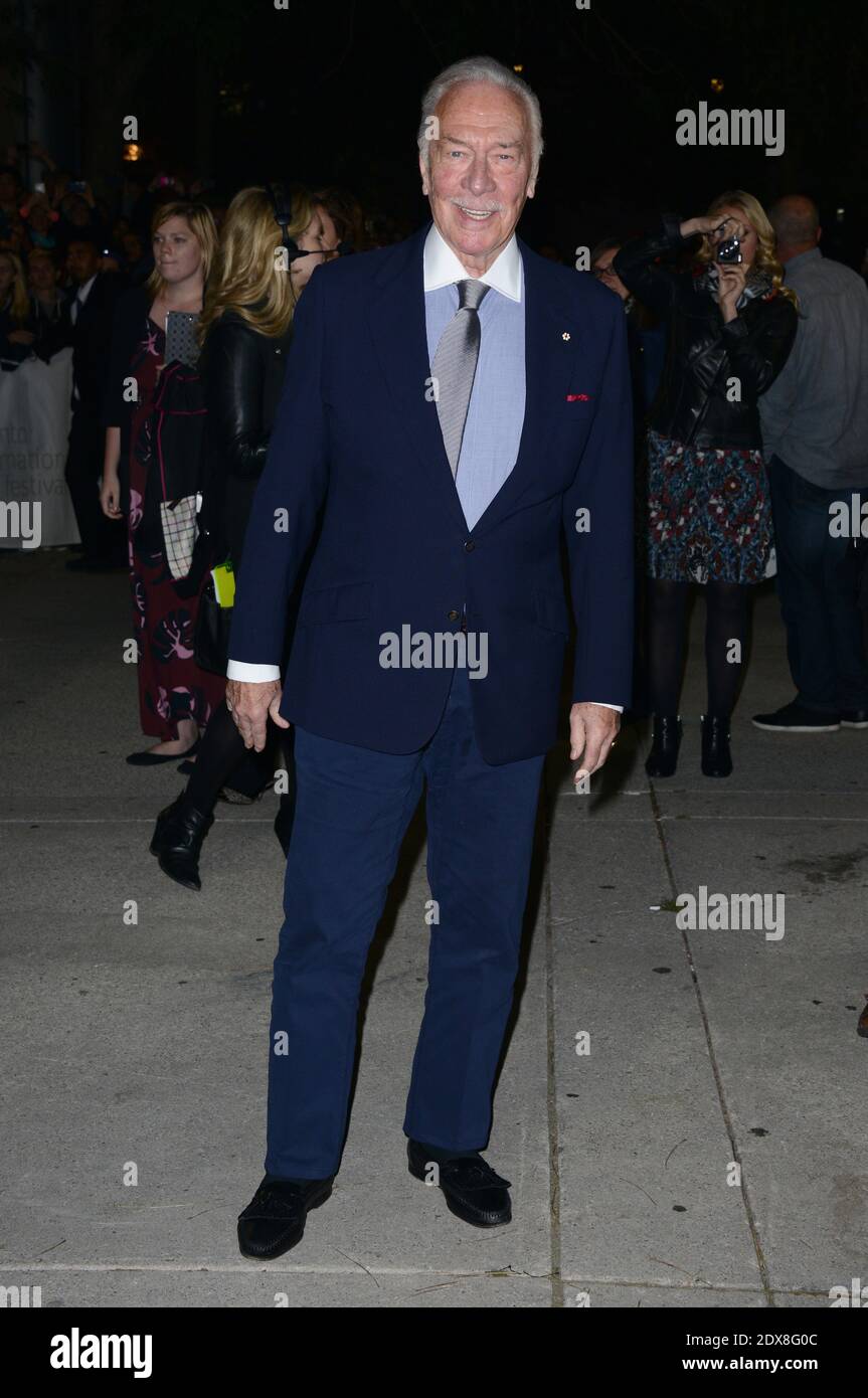 Christopher Plummer attends The Forger screening at the 2014 Toronto International Film Festival in Toronto, Canada on September 12, 2014. Photo by Lionel Hahn/ABACAPRESS.COM Stock Photo