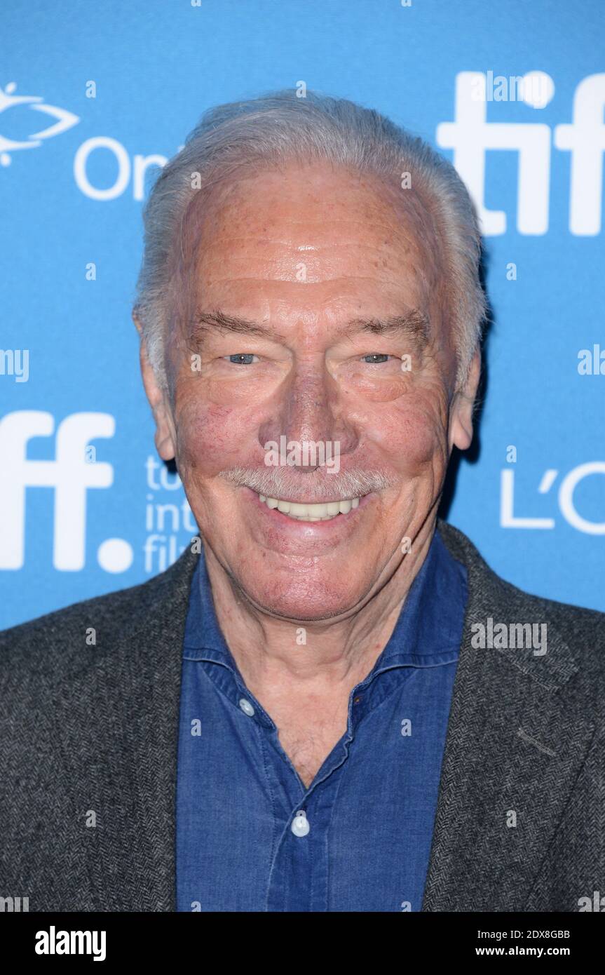 Christopher Plummer attends The Forger photocall at the 2014 Toronto International Film Festival in Toronto, Canada on September 12, 2014. Photo by Lionel Hahn/ABACAPRESS.COM Stock Photo