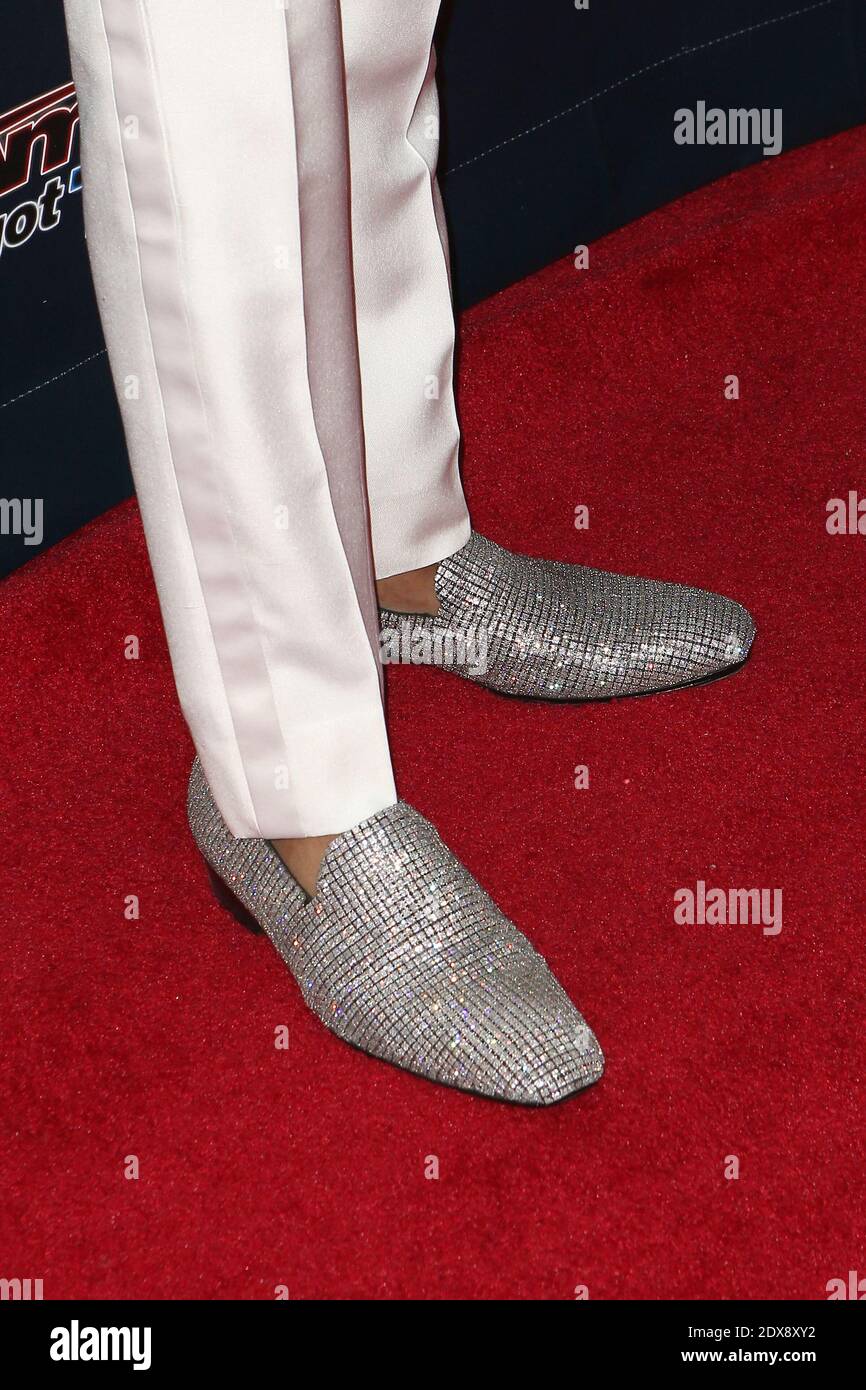 Nick Cannon wears shoes worth $2 million dollars at the finale of America's  Got Talent at Radio City Music Hall in New York City, NY, USA, on September  17, 2014. Photo by