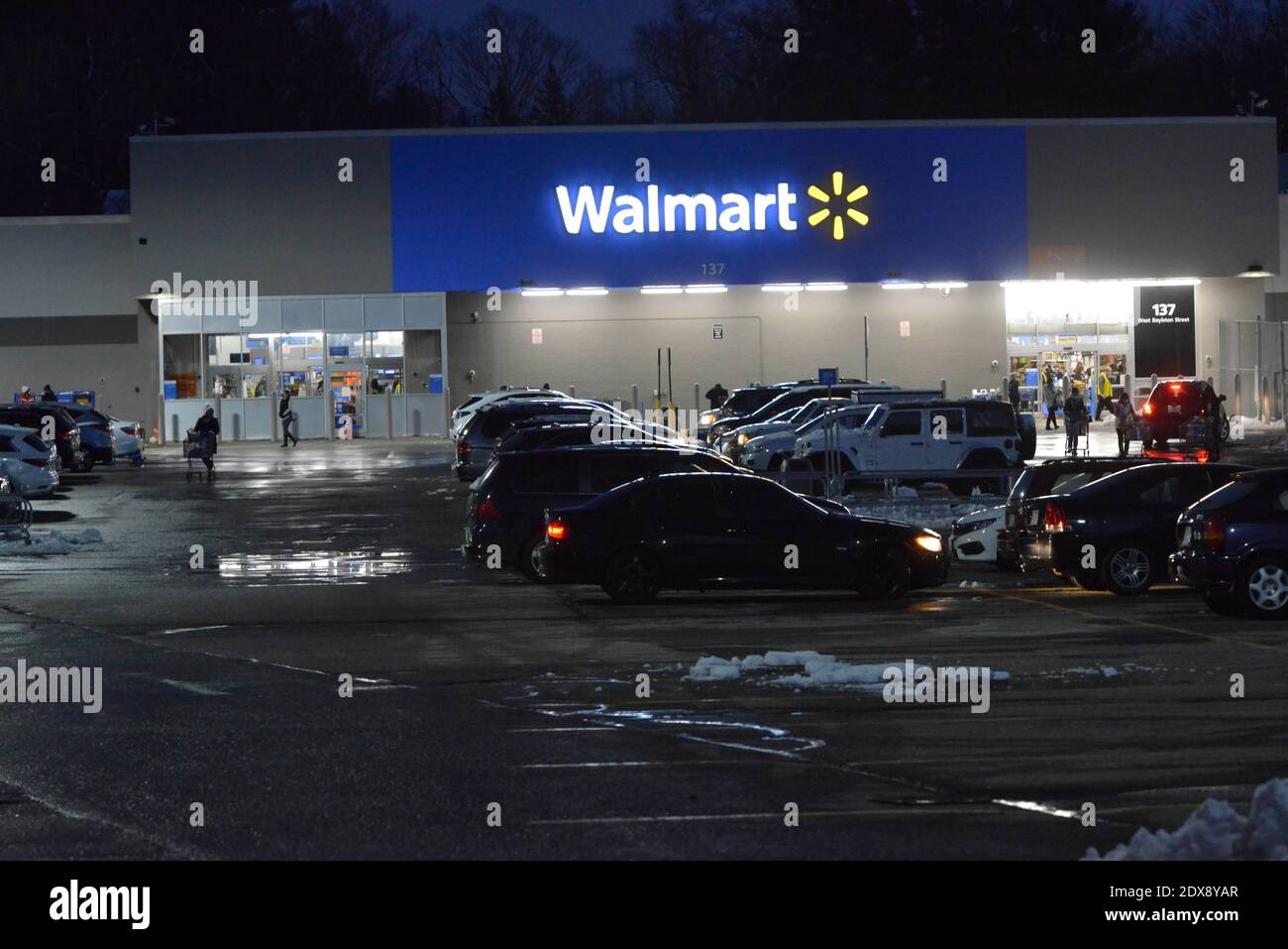 Westboylston Hi Res Stock Photography And Images Alamy   December 6 2020 A Walmart Store In Central Massachusetts In The Evening Credit Kenneth Martinzuma Wirealamy Live News 2DX8YAR 