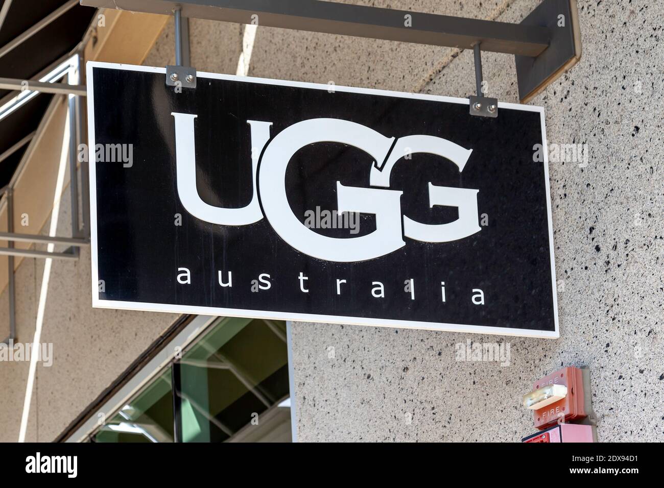 UGG store sign Stock Photo - Alamy