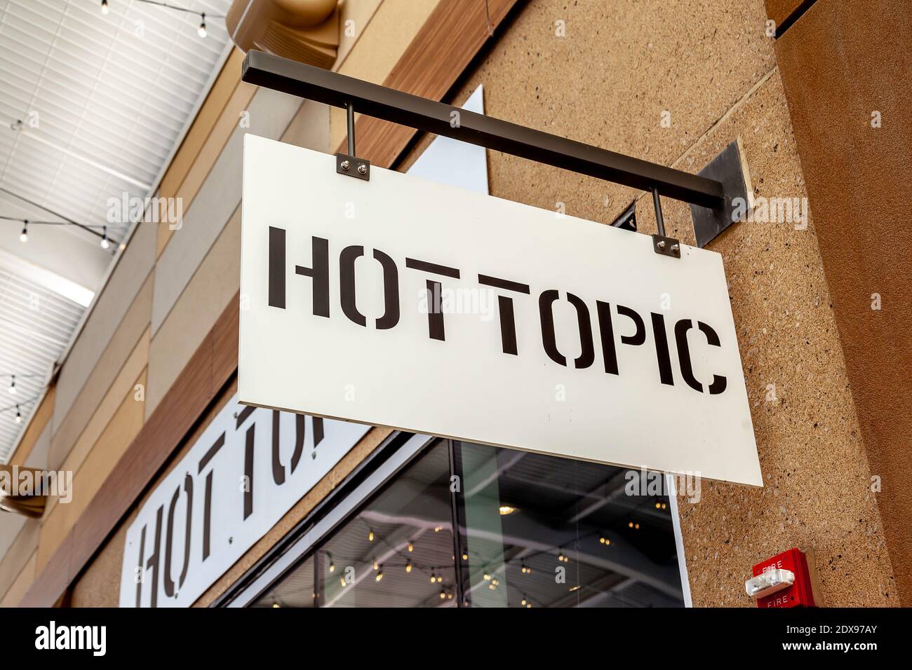 Hot Topic store is seen in Niagara-on-the-Lake, Ontario, Canada Stock Photo