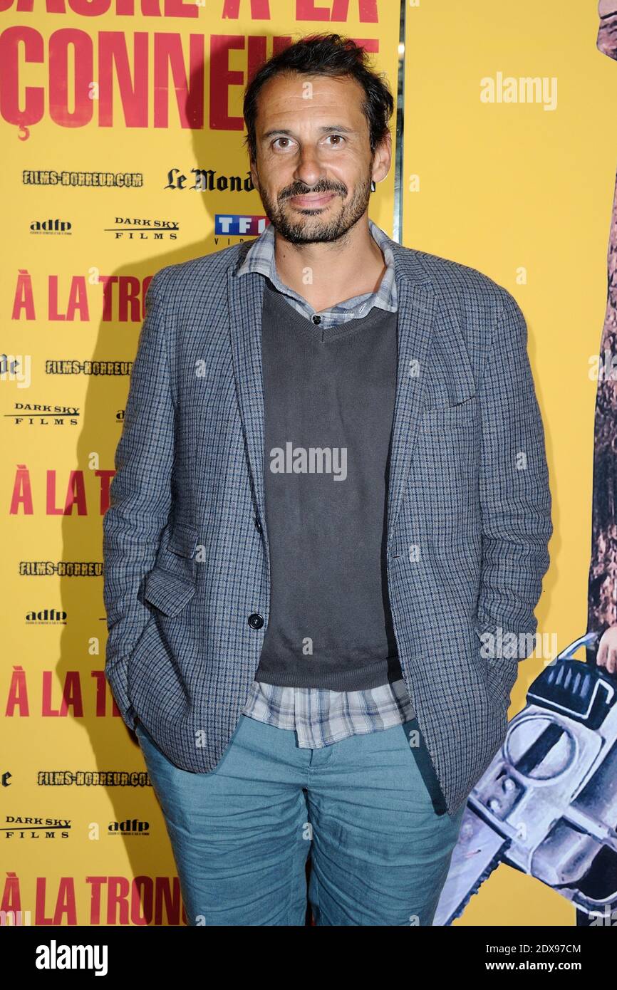 Safy Nebbou attending the Massacre a la Tronconneuse (The Texas Chain Saw Massacre) restored film premiere at the Grand Rex cinema in Paris, France, on September 23, 2014. Photo by Aurore Marechal/ABACAPRESS.COM Stock Photo